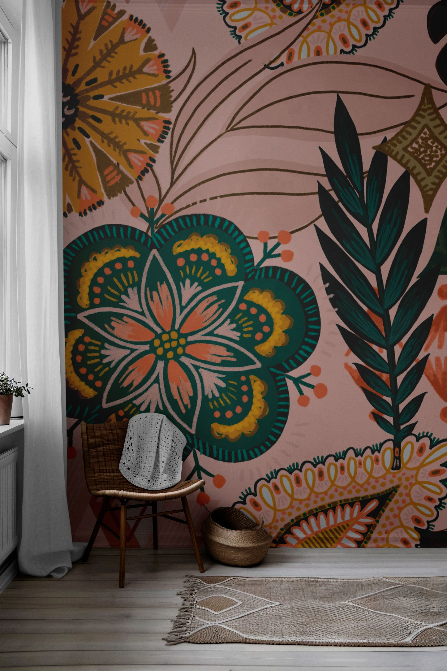 Pomona Petals Peel & Stick Wallpaper