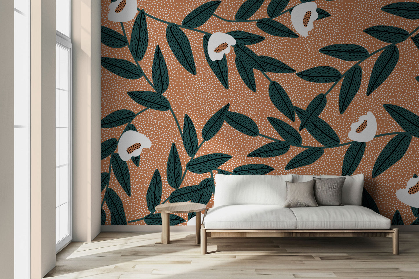 Pristine Petals Peel & Stick Wallpaper