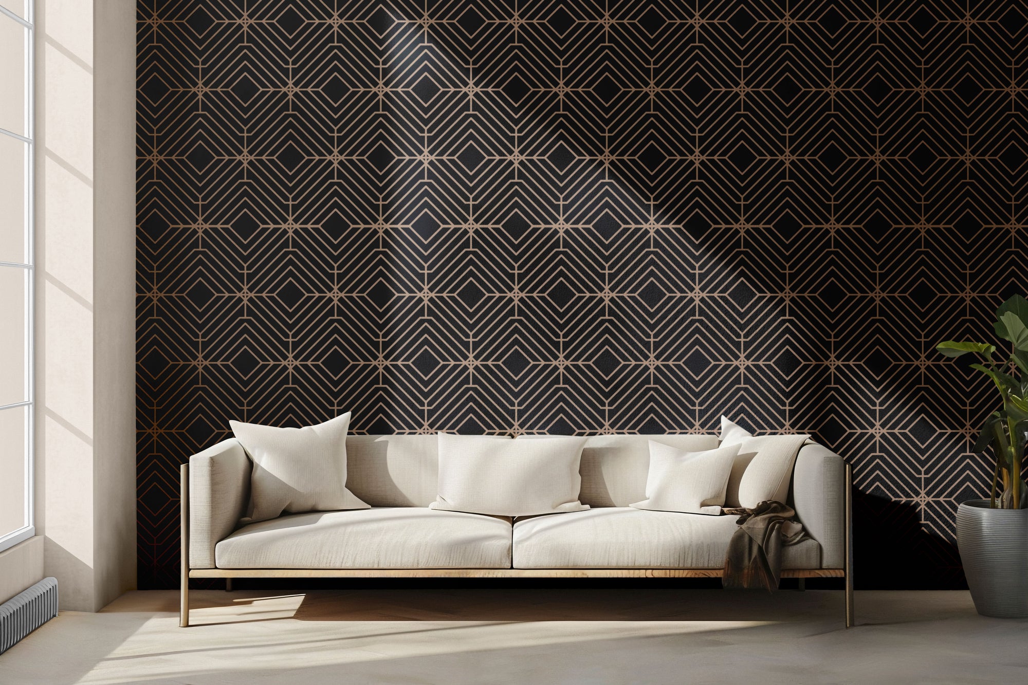Retro Connections Peel & Stick Wallpaper