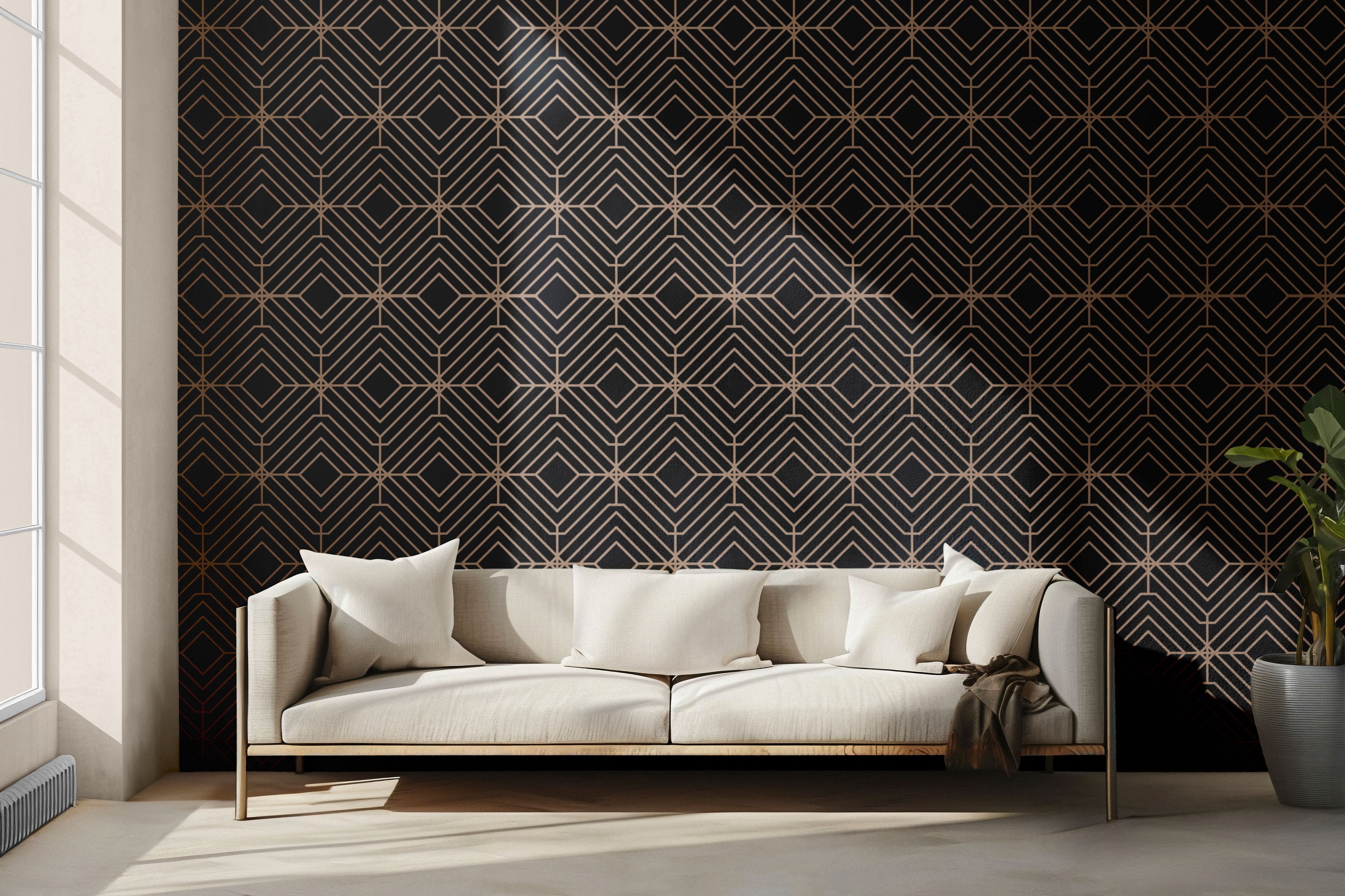 Retro Connections Peel & Stick Wallpaper