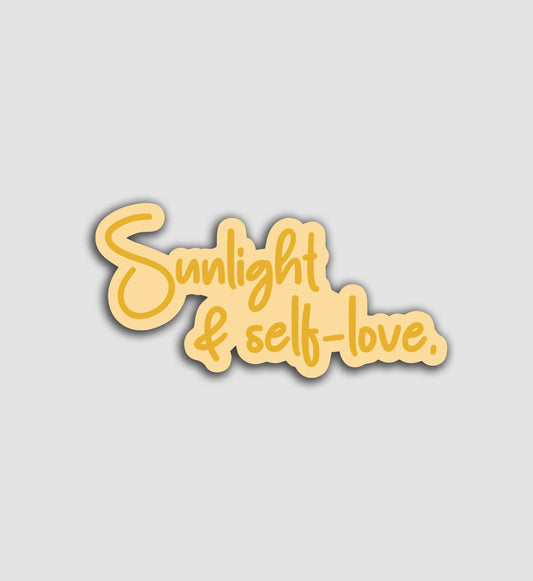 Sunlight & Self-Love Sticker