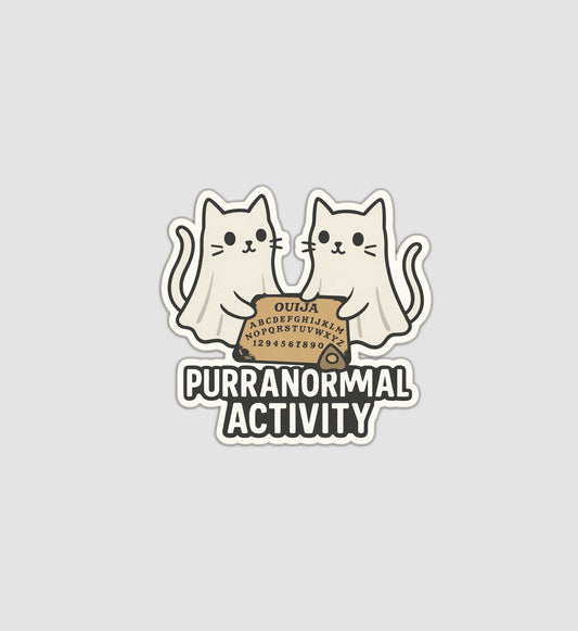 Purranormal Activity Sticker