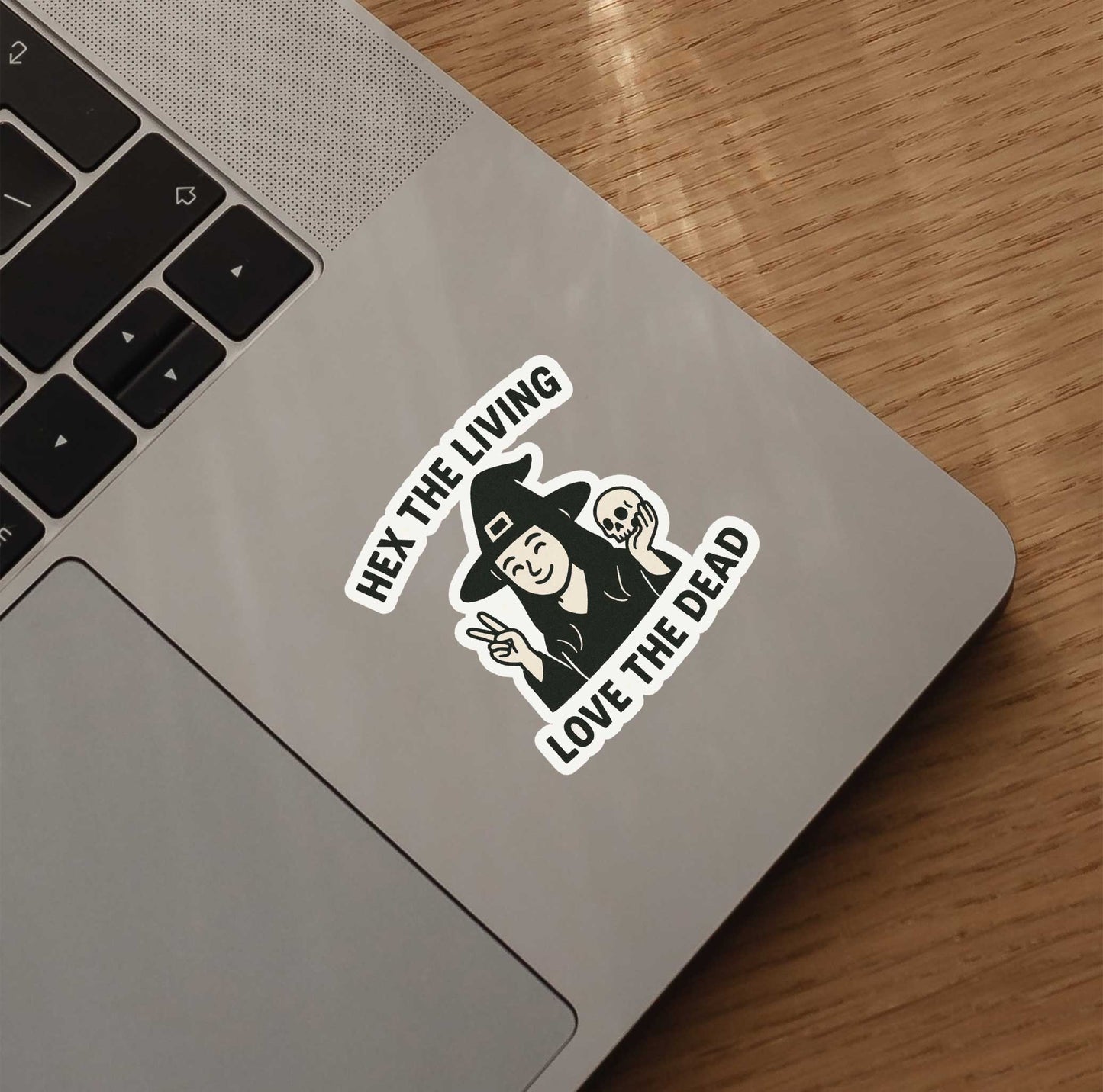 Hex The Living Love The Dead Sticker