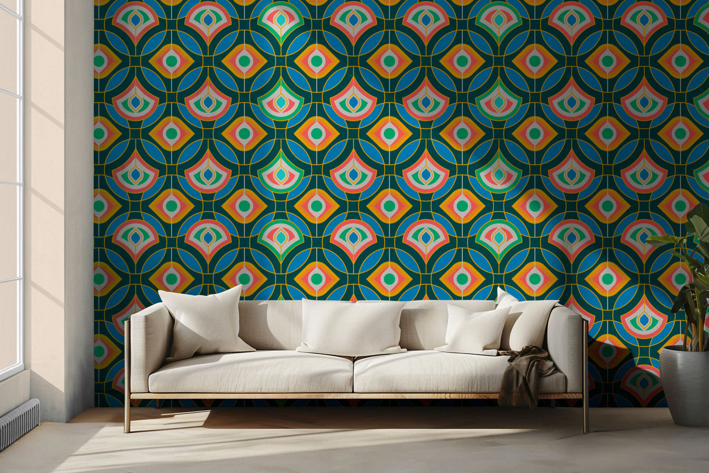 Scandinavian Lights Peel & Stick Wallpaper