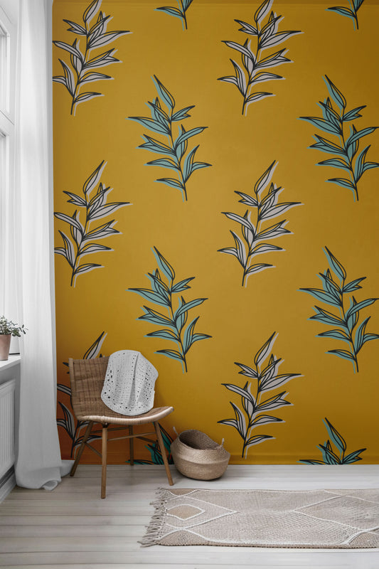 Scotsborro Marigold Peel & Stick Wallpaper