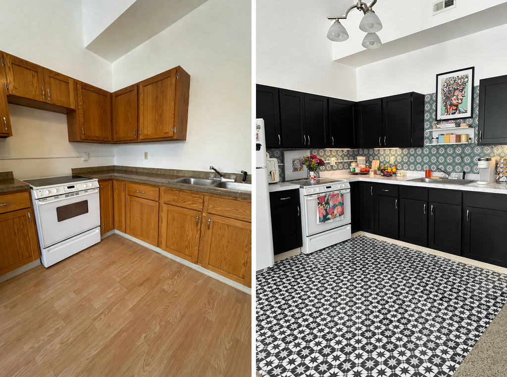 Blue Grey Cabinet & Cupboard Wrap