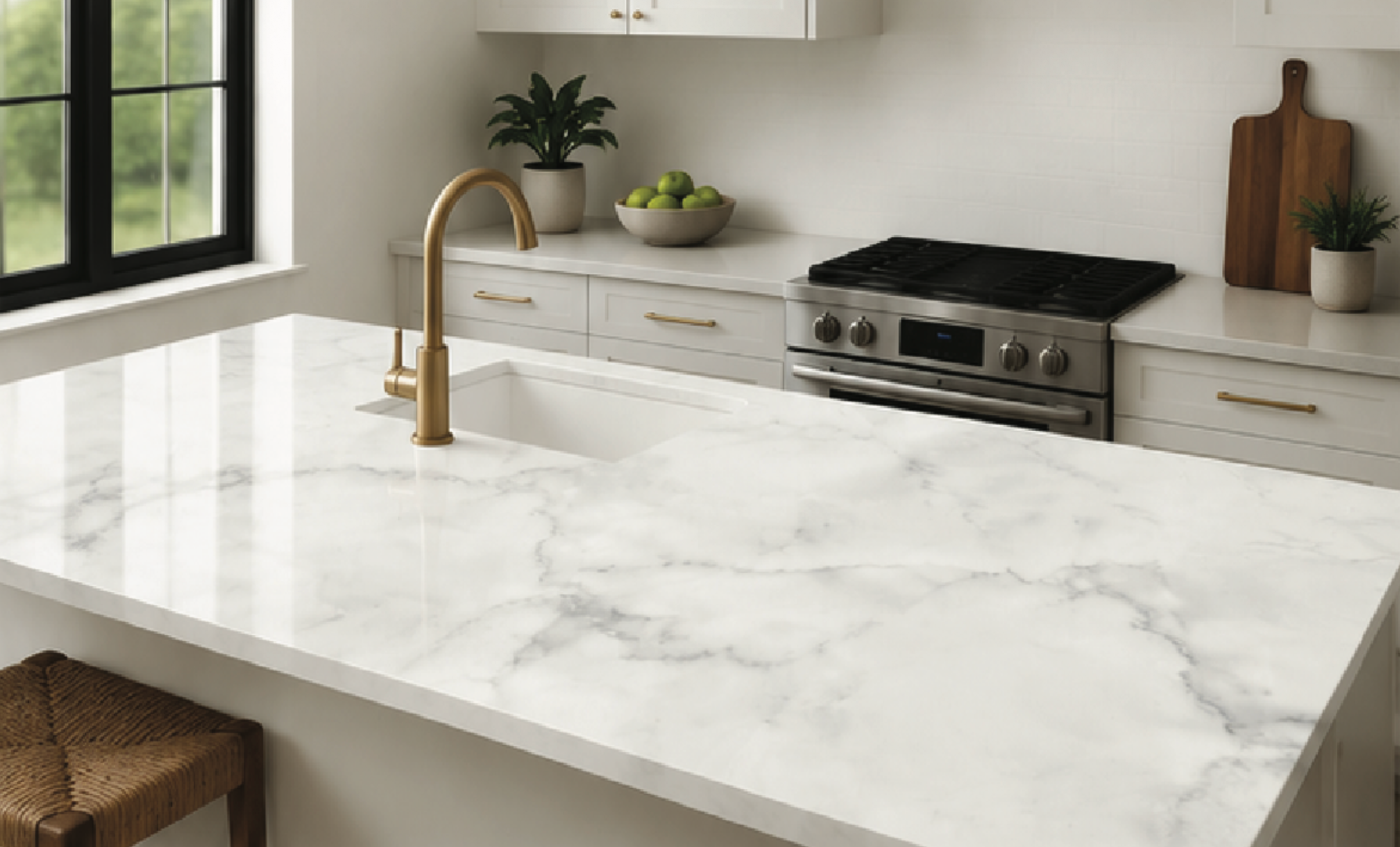 CTWM-1 - White Gray Marble Vinyl