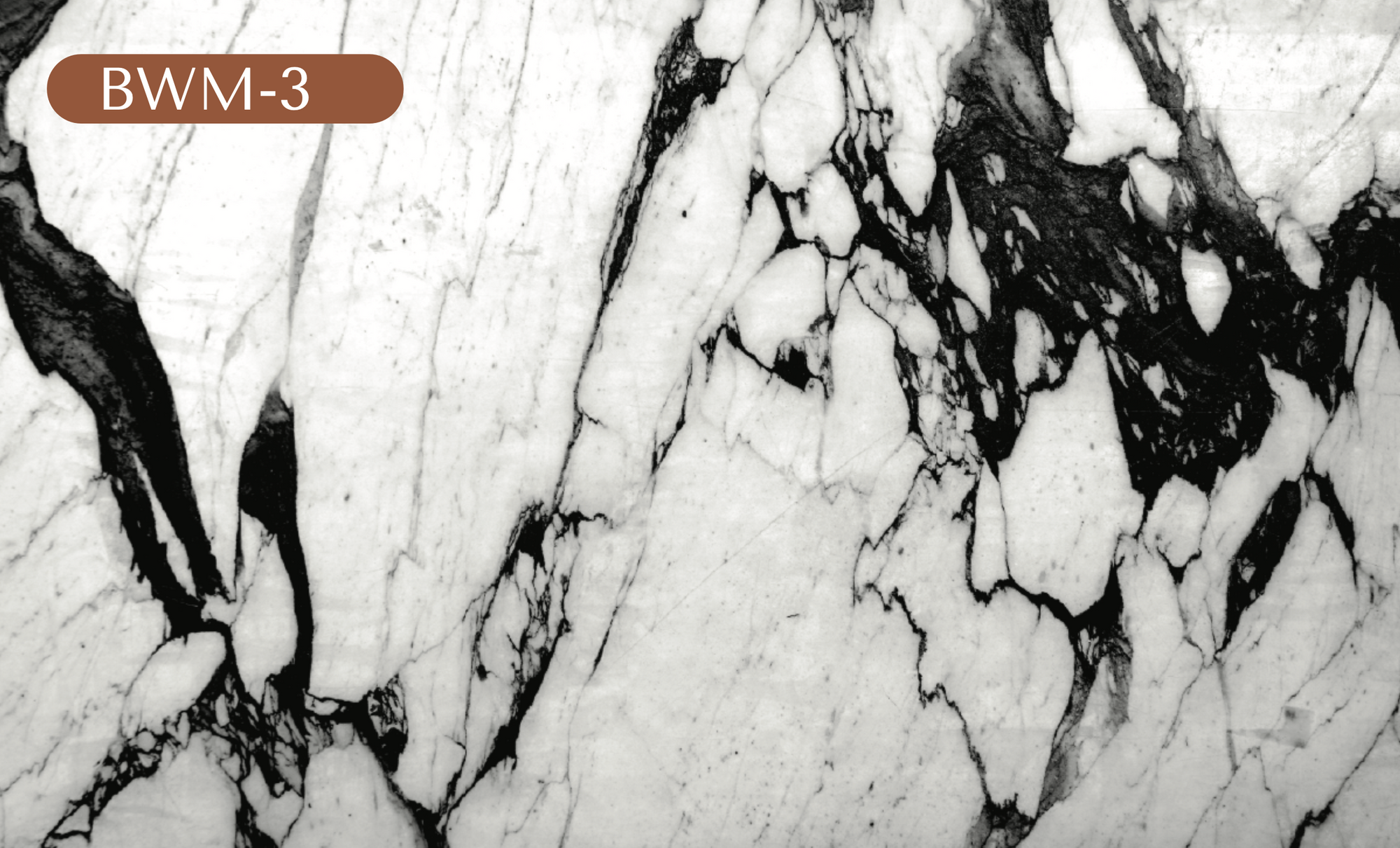 BWM-3 Black & White Marble
