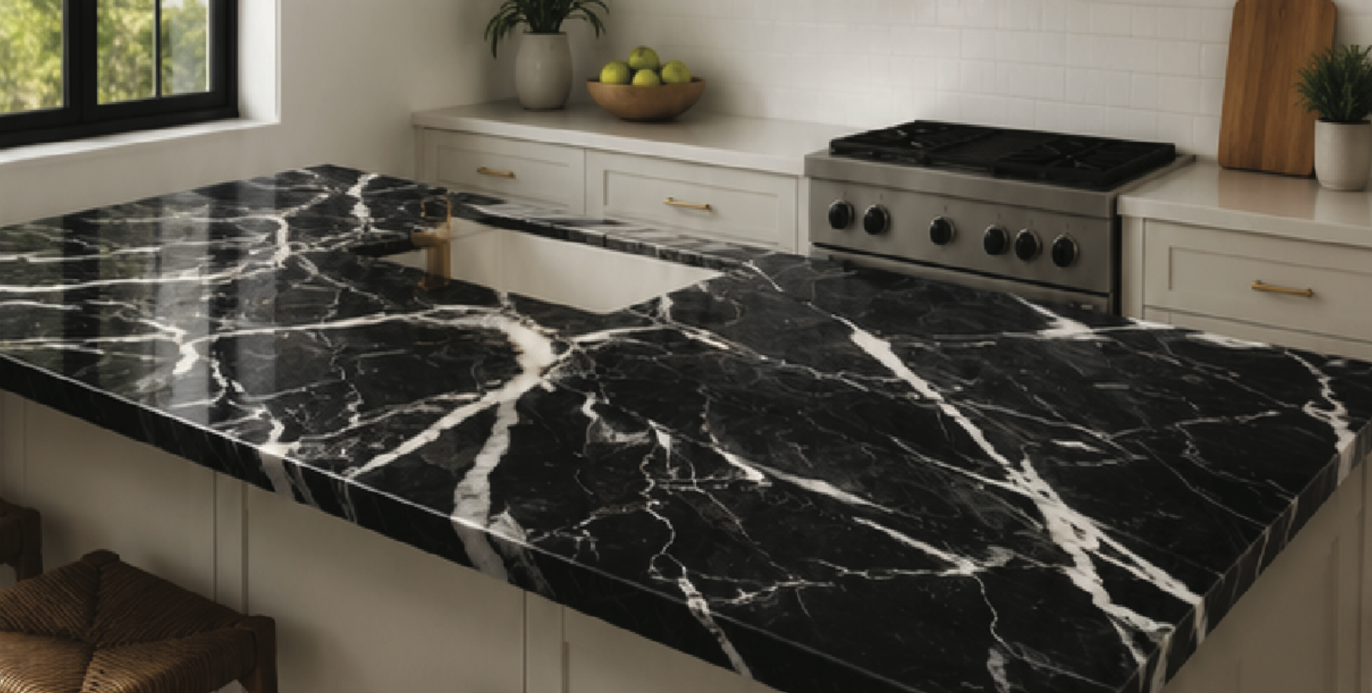 BWM-4 Black & White Marble