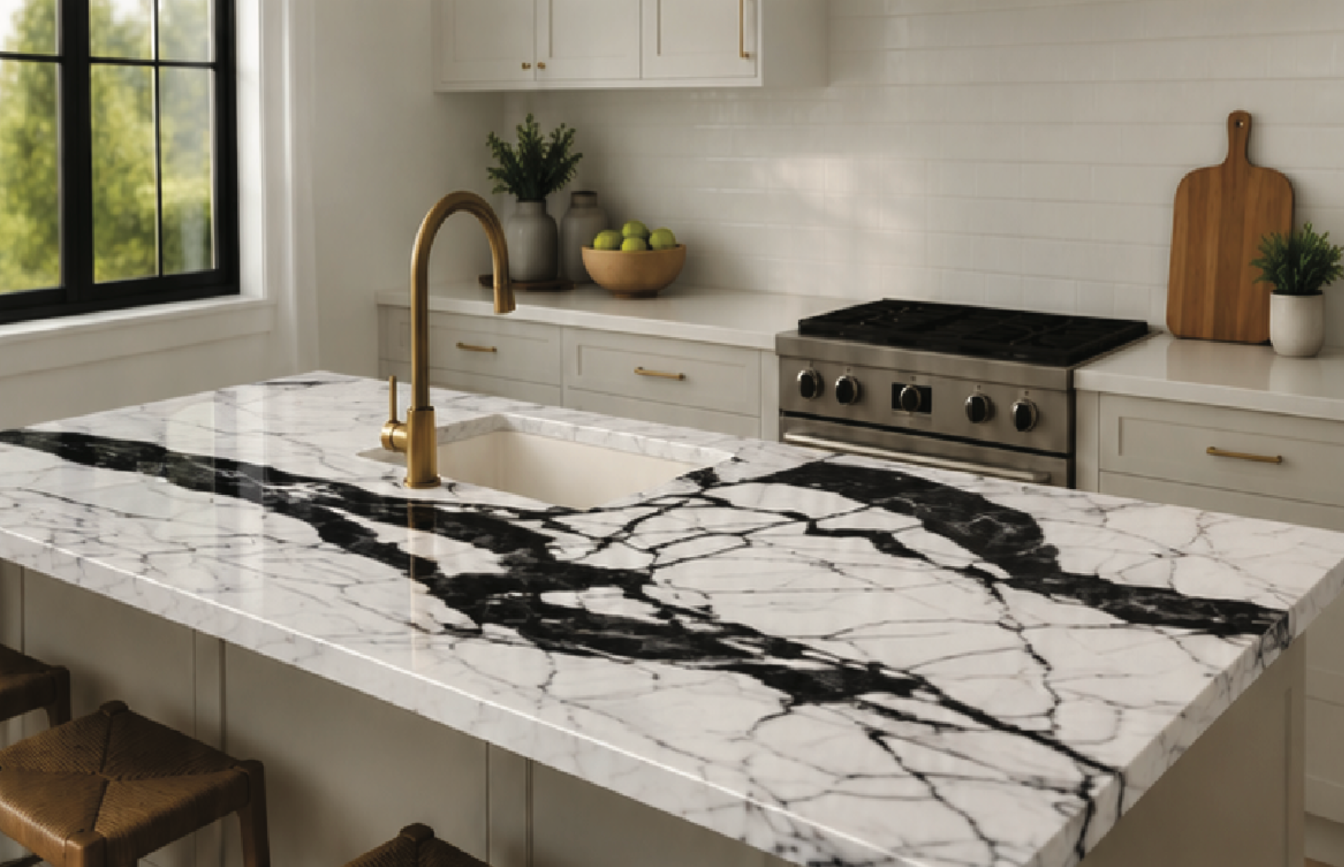 BWM-5 Black & White Marble