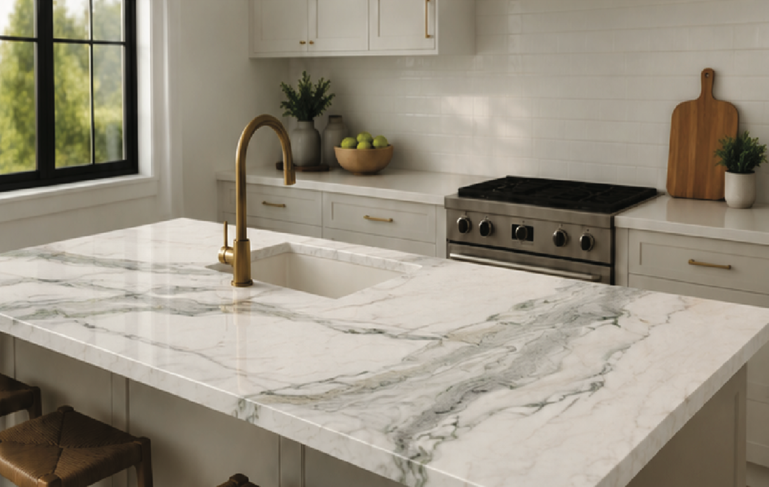 BWM-6 Black & White Marble