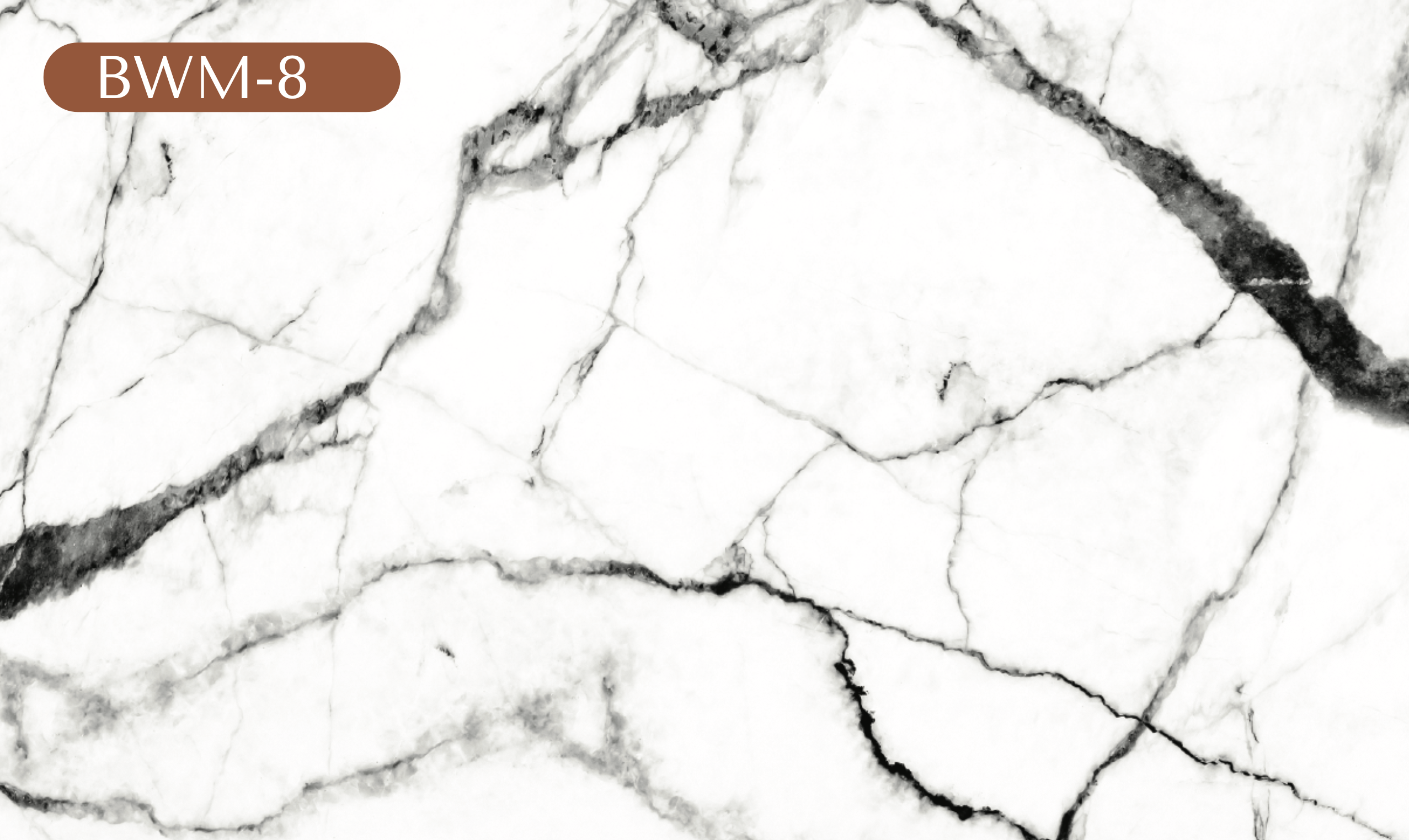 BWM-8 Black & White Marble