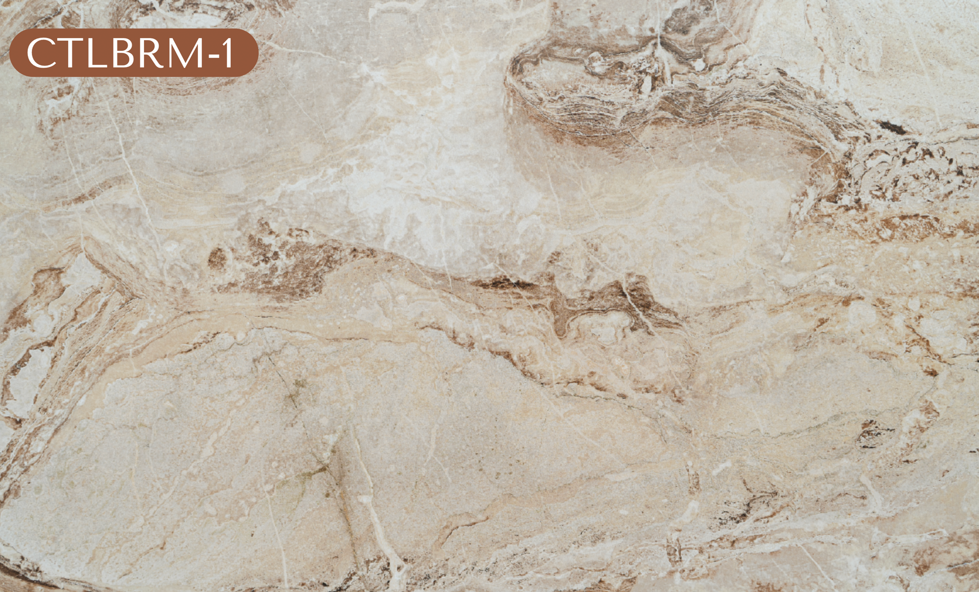 CTLBRM-1 Beige / Light Tan Marble
