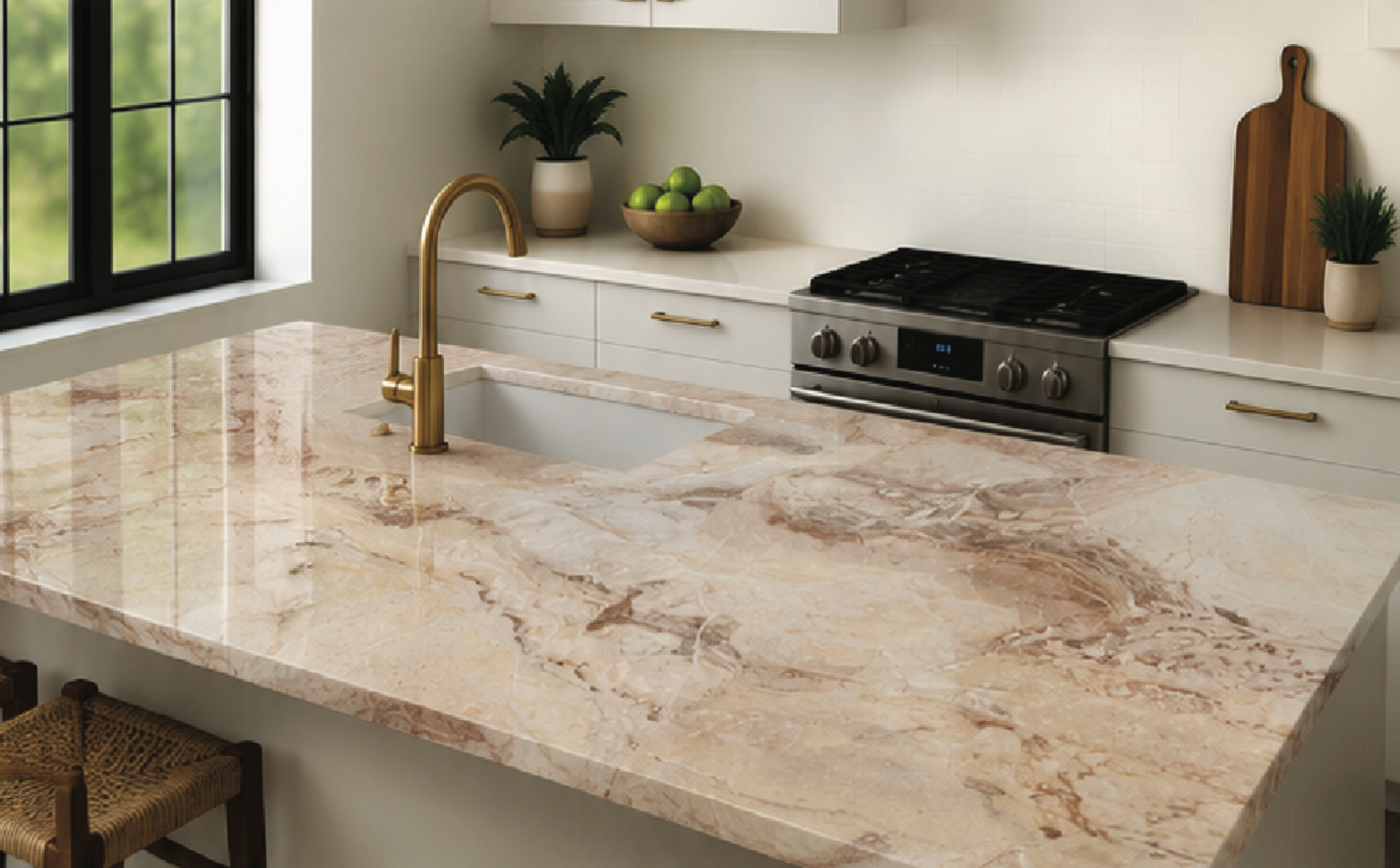 CTLBRM-1 Beige / Light Tan Marble
