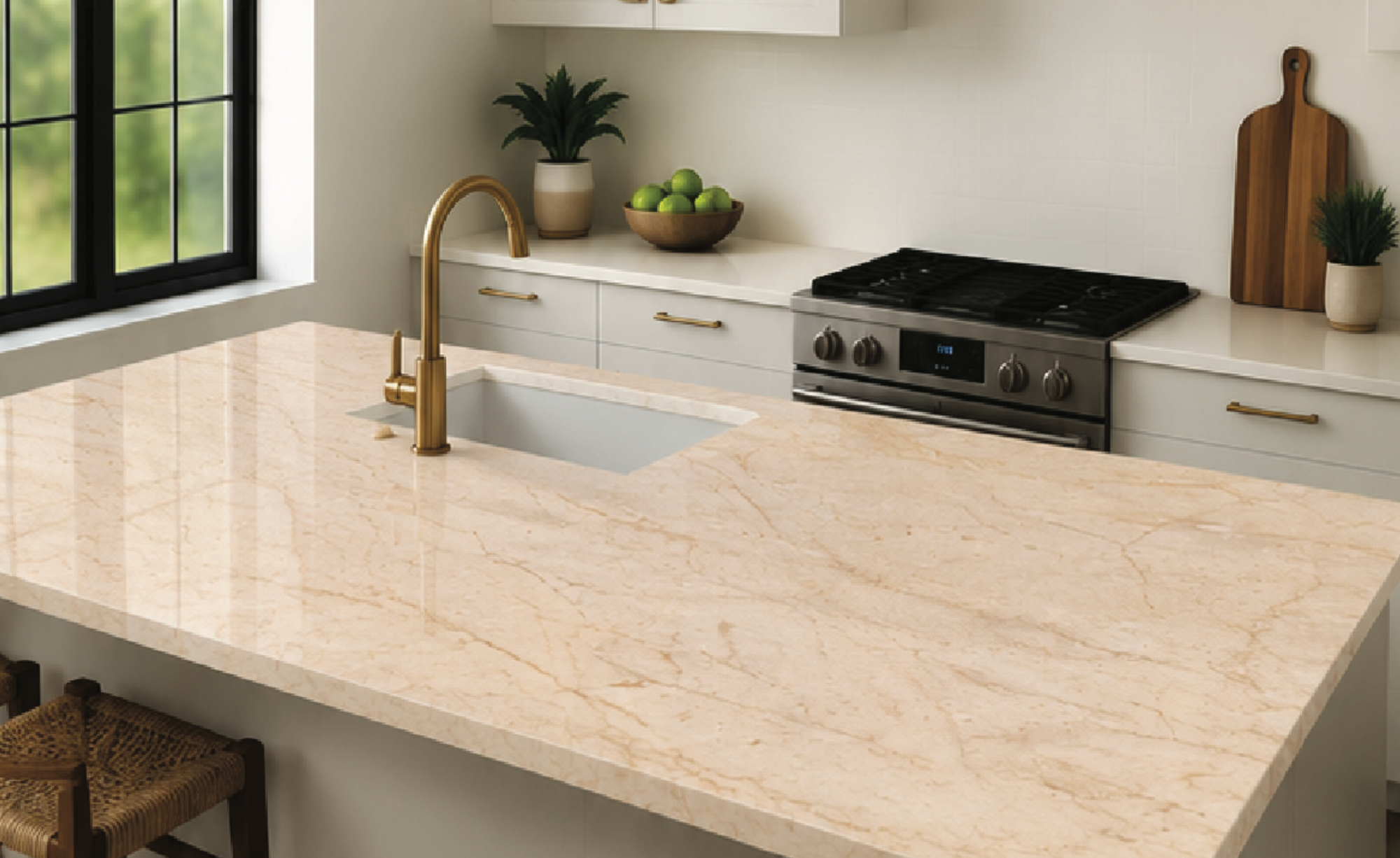 CTLBRM-2 Beige / Light Tan Marble