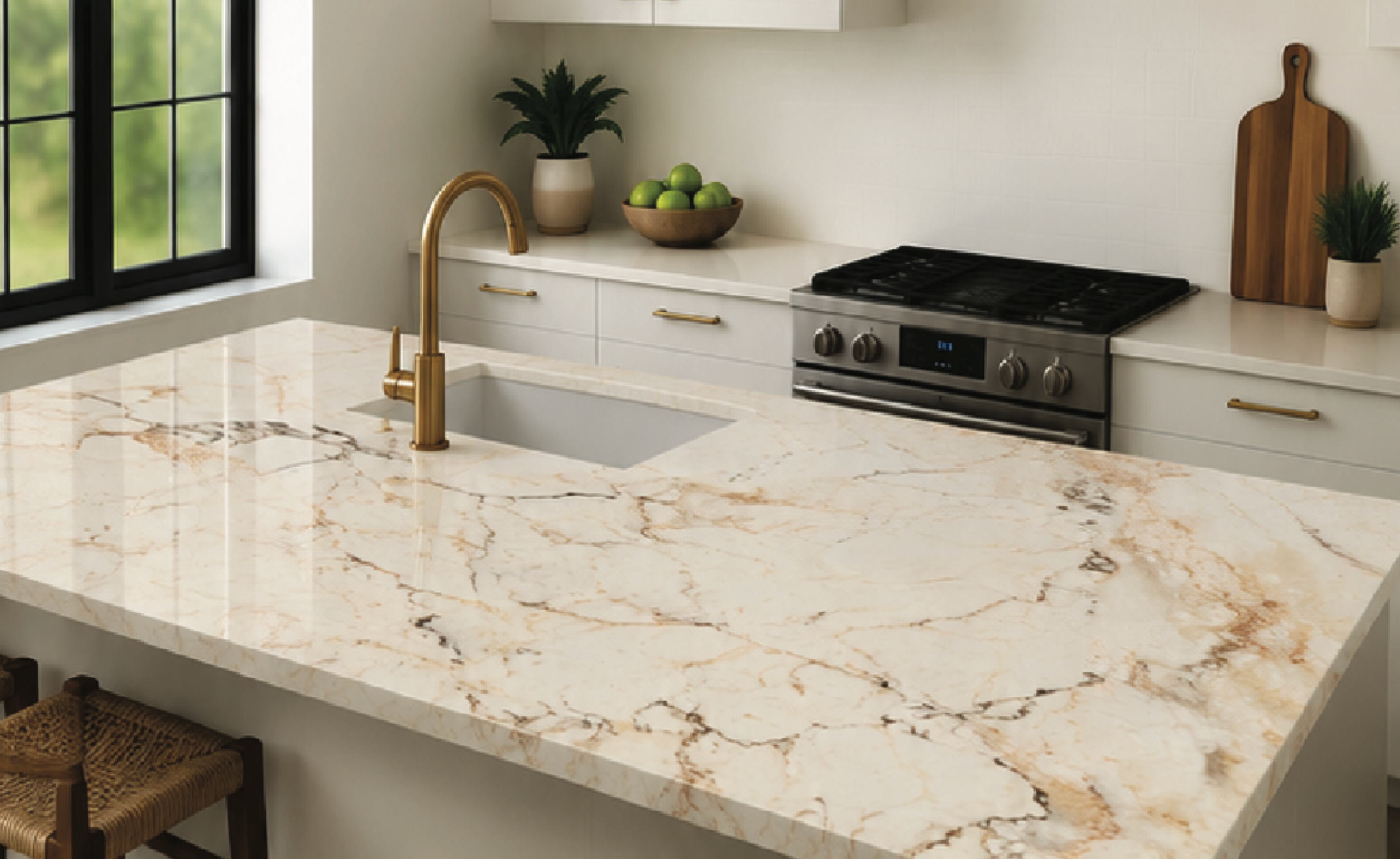 CTLBRM-3 Beige / Light Tan Marble