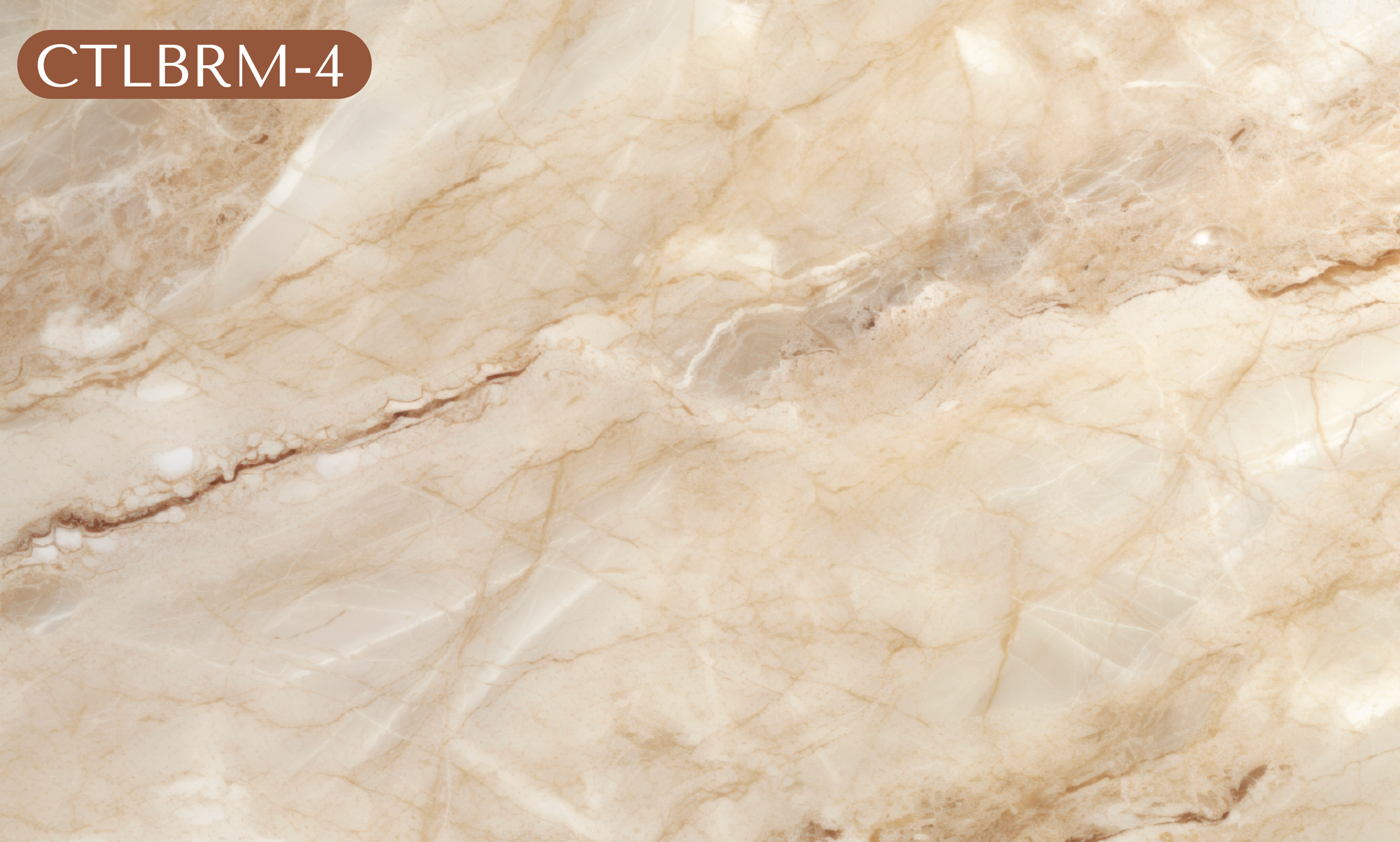CTLBRM-4 Beige / Light Tan Marble