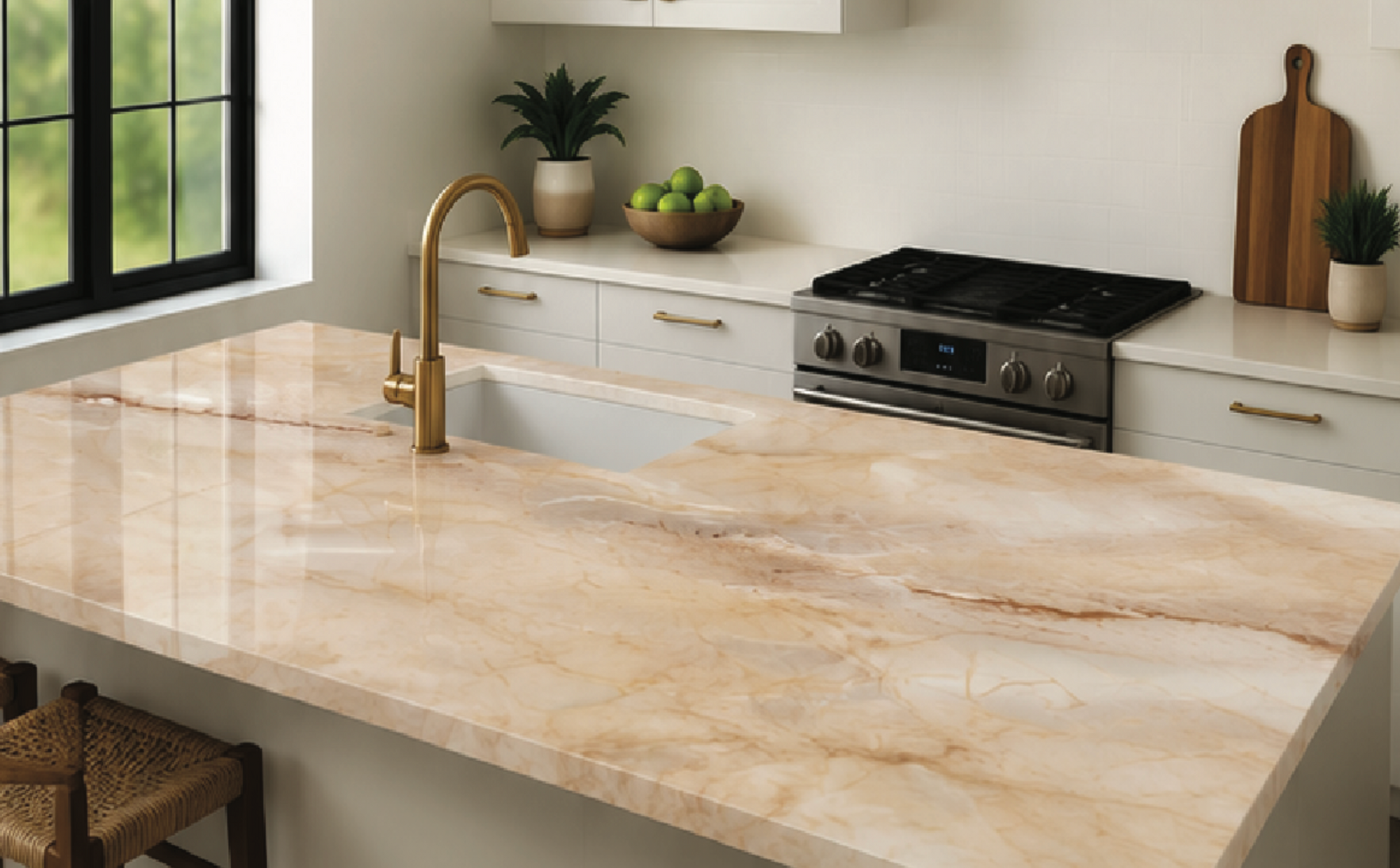 CTLBRM-4 Beige / Light Tan Marble