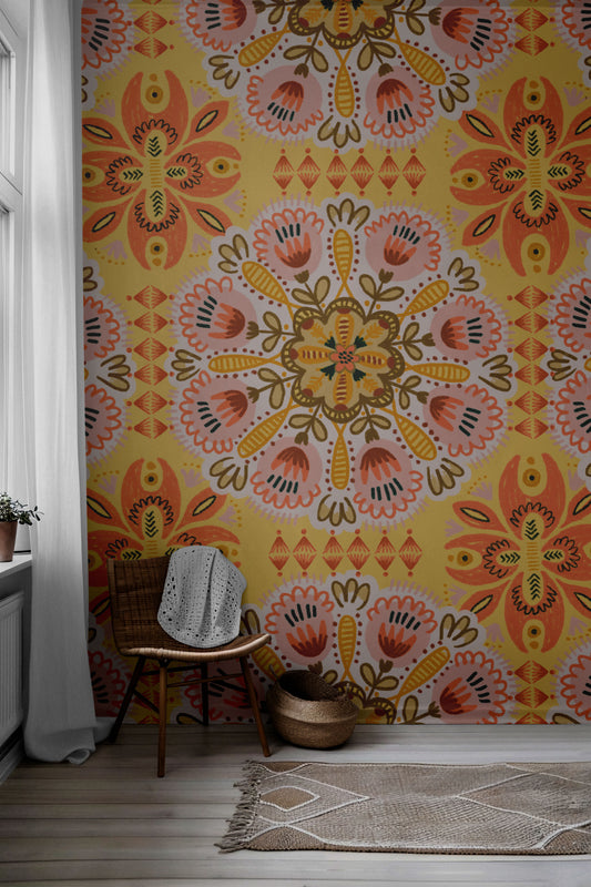 Searcy Embers Peel & Stick Wallpaper