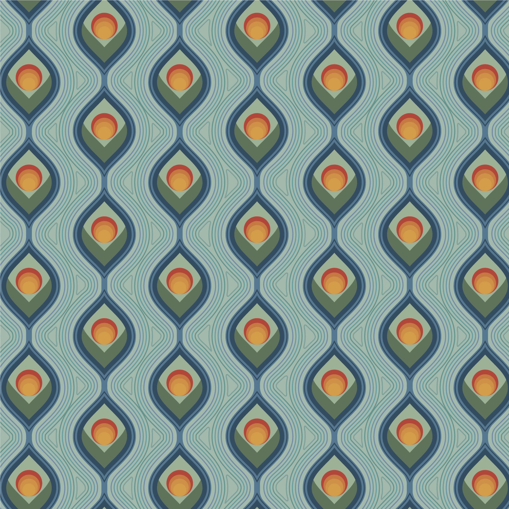 Seattle Scallops Peel & Stick Wallpaper
