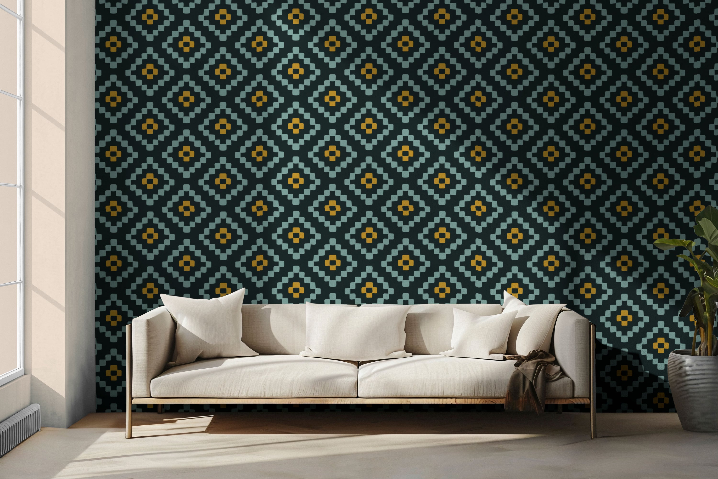 Sheffield Stiches Peel & Stick Wallpaper