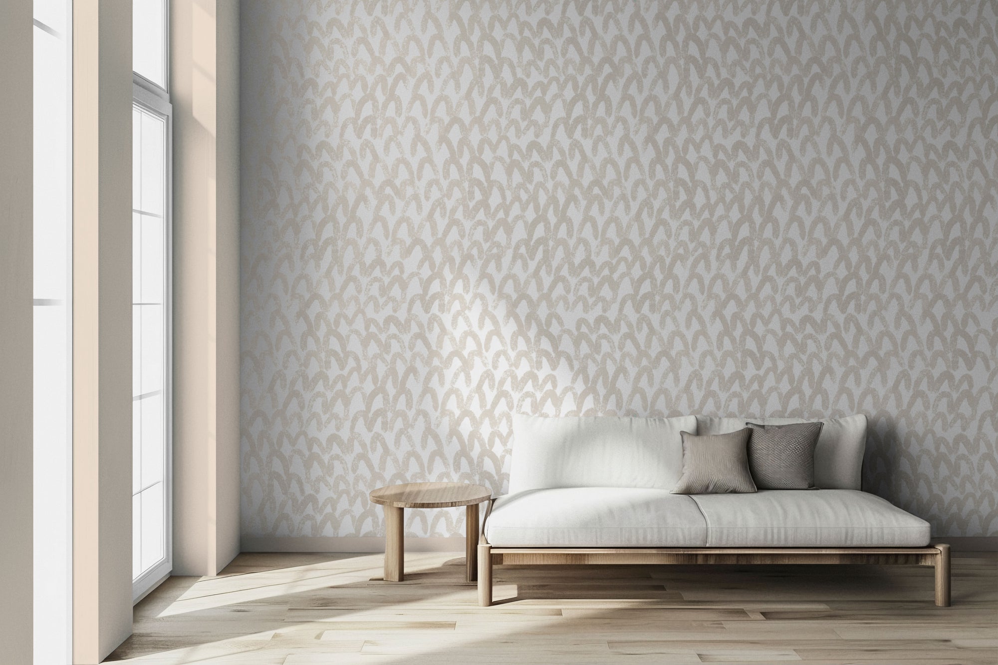 Arched Shell Peel & Stick Wallpaper
