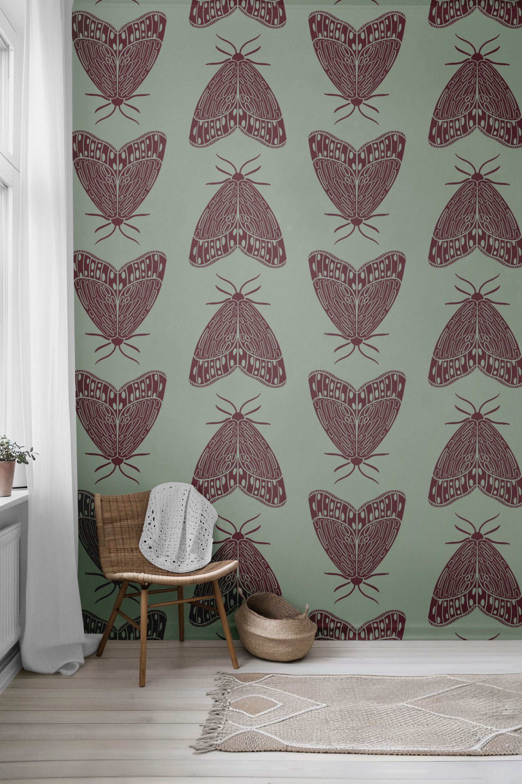 Sierra Mint Peel & Stick Wallpaper
