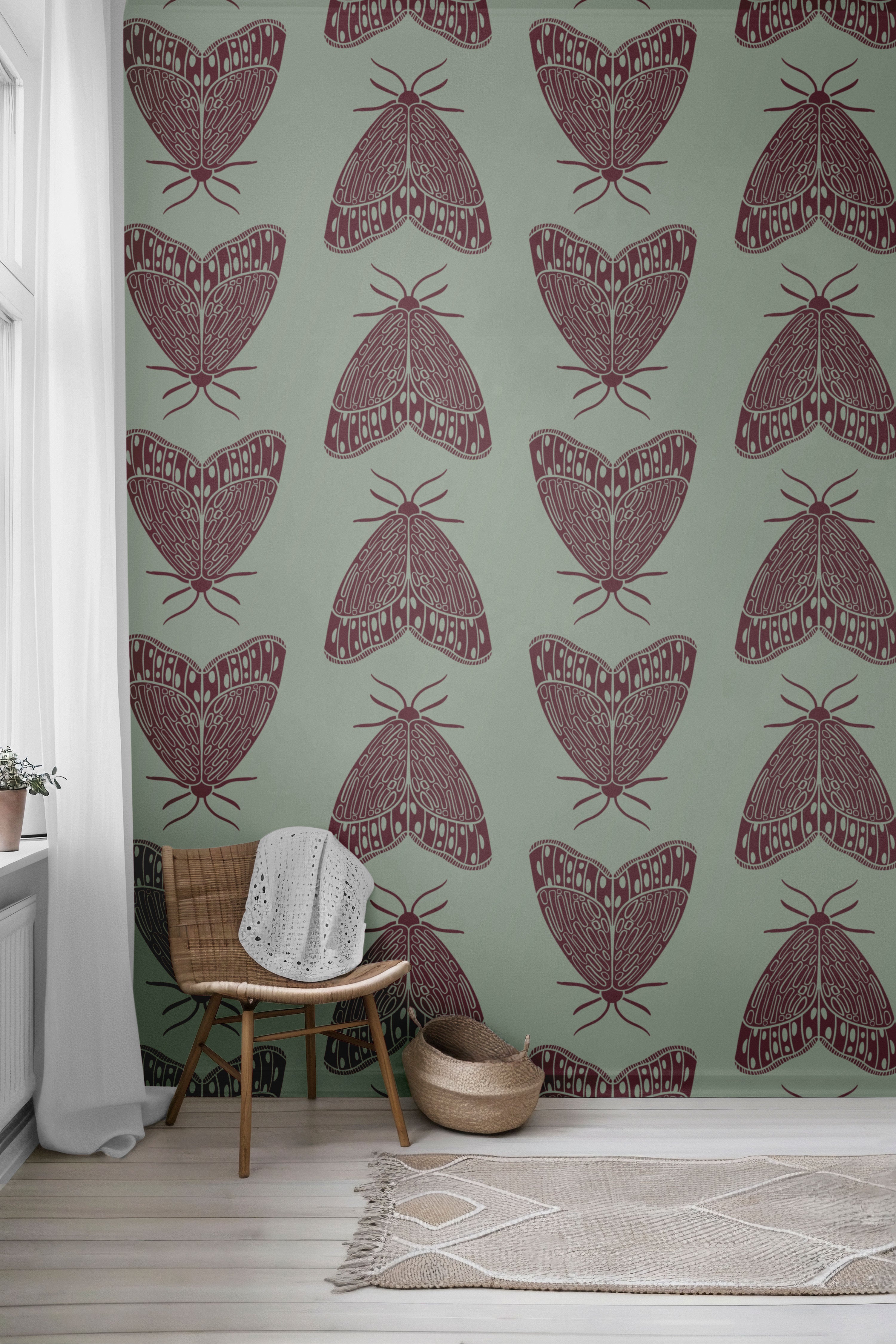 Sierra Mint Peel & Stick Wallpaper