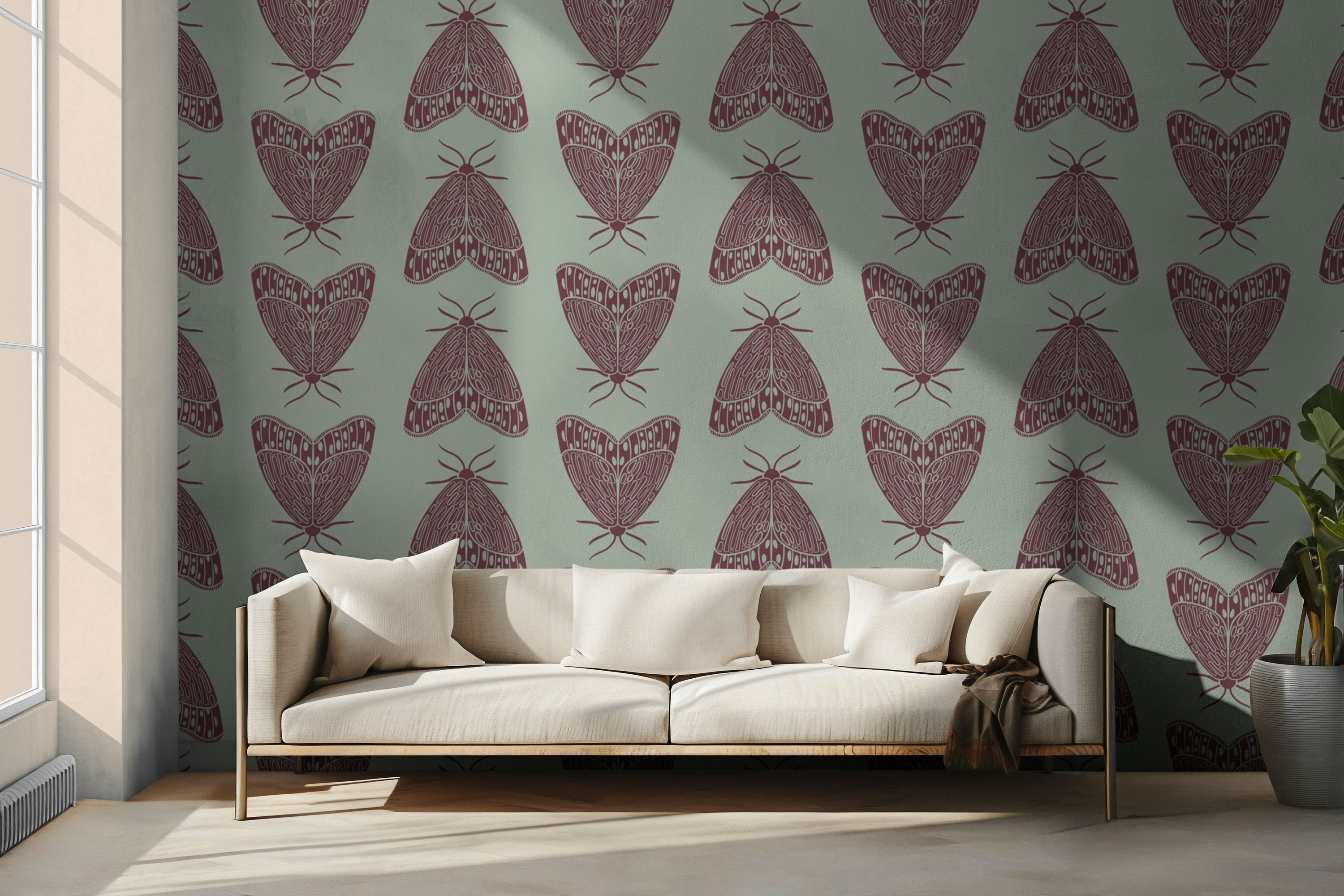 Sierra Mint Peel & Stick Wallpaper