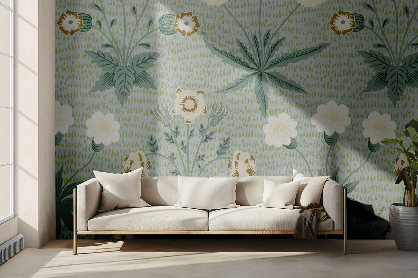 Minted Floral Peel & Stick Wallpaper