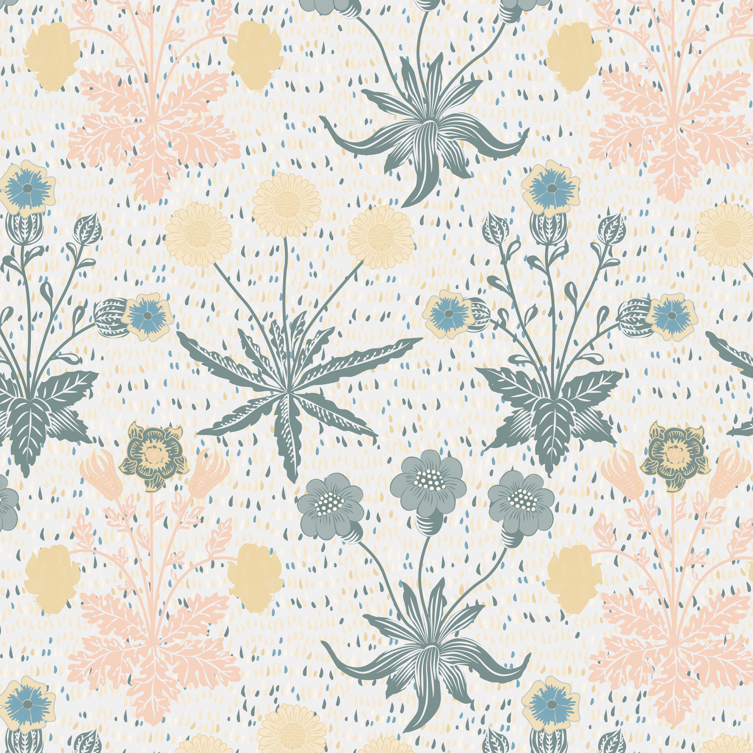 Floral Afternoon Peel & Stick Wallpaper