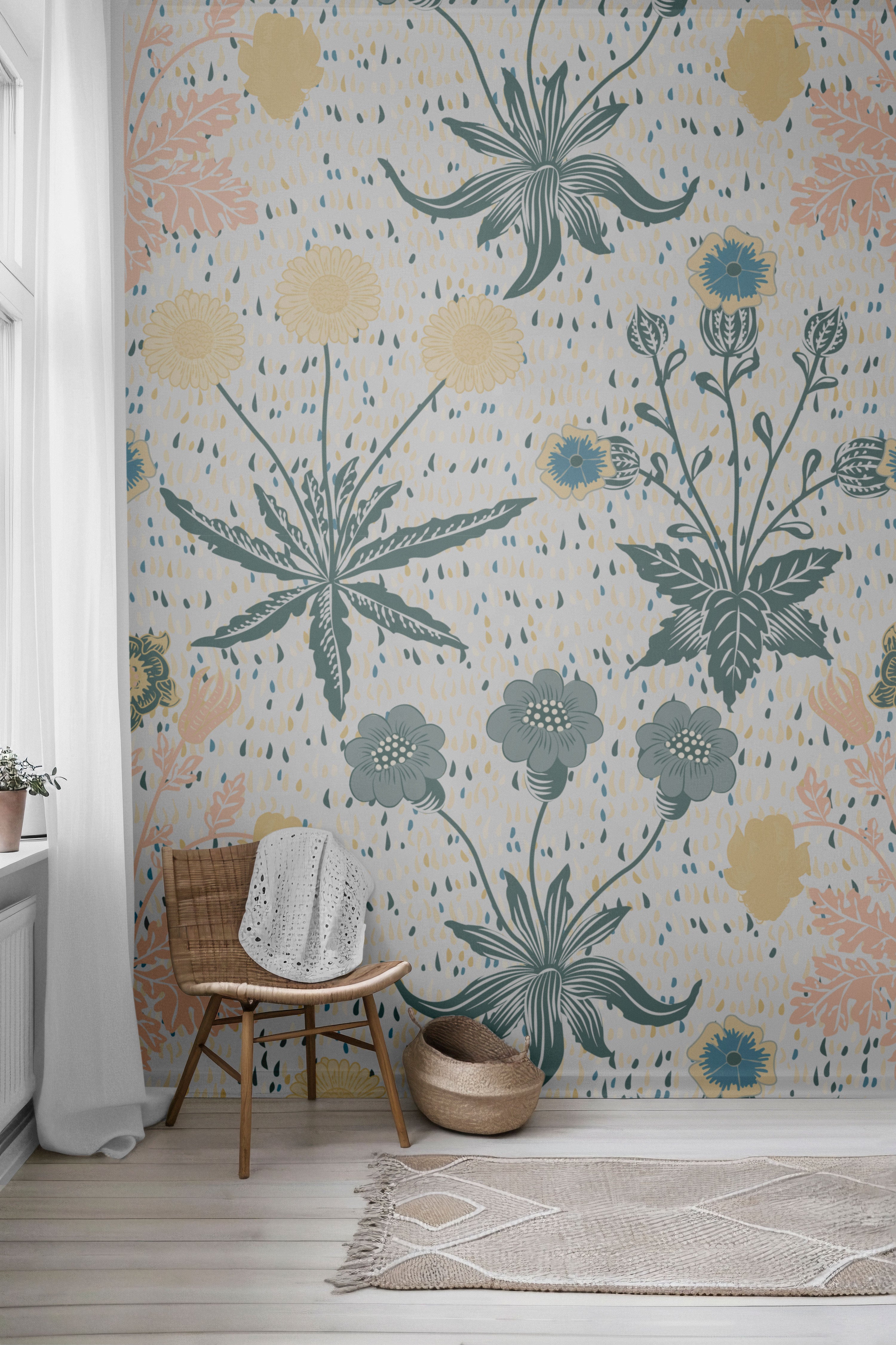 Floral Afternoon Peel & Stick Wallpaper