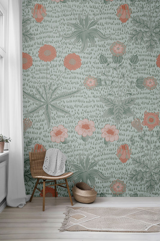 Floral Sunday Peel & Stick Wallpaper