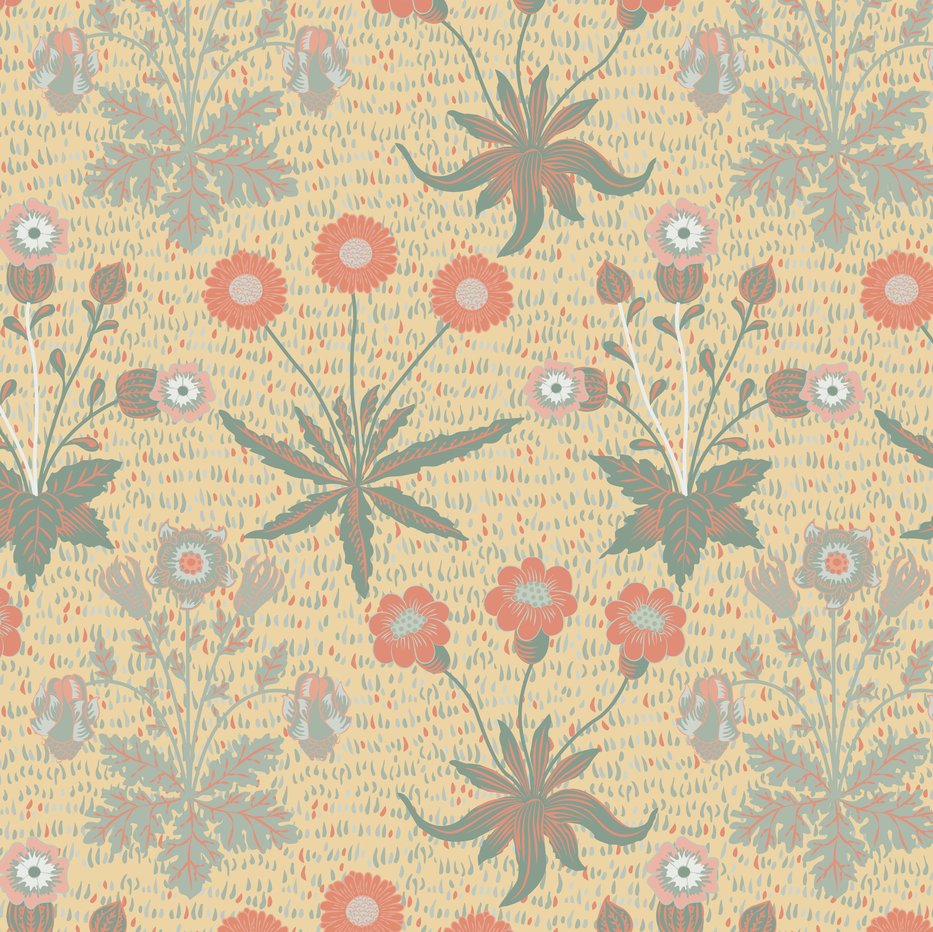 Floral Sun Peel & Stick Wallpaper