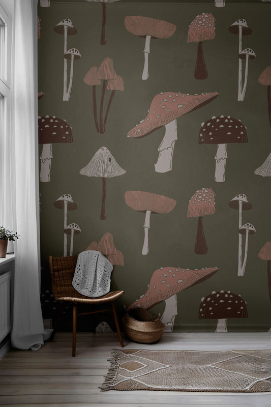Spencer Mush Peel & Stick Wallpaper