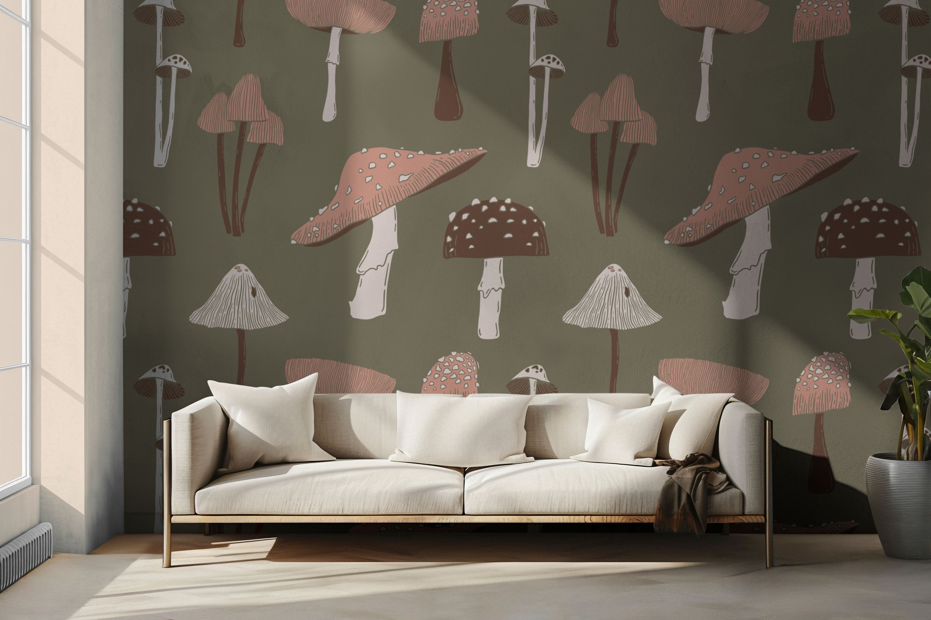 Spencer Mush Peel & Stick Wallpaper