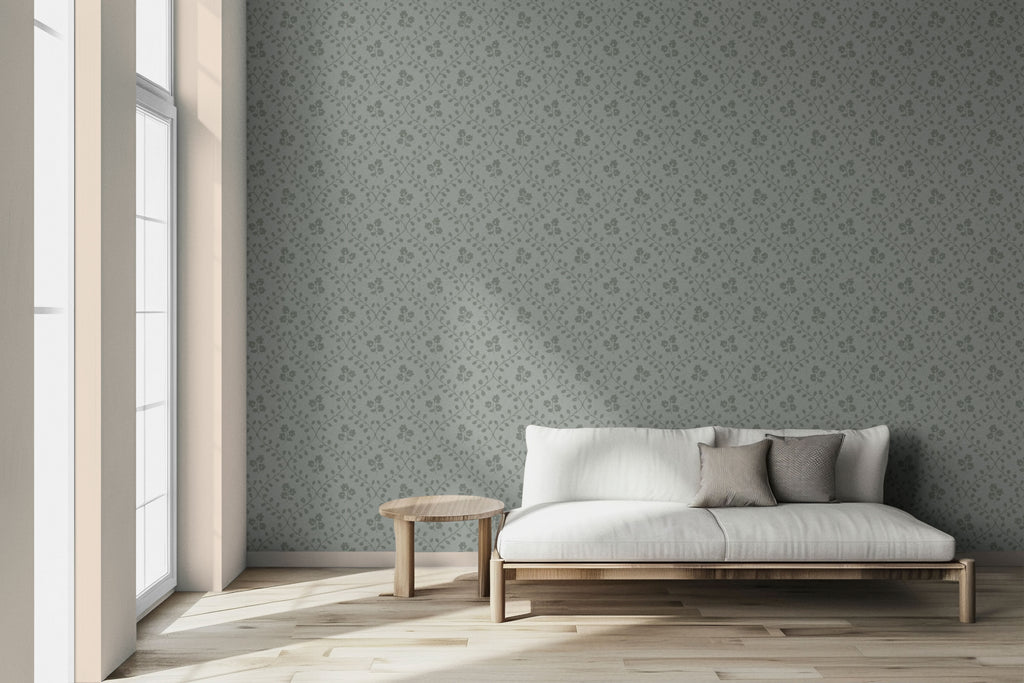 Stitched Blooms Peel & Stick Wallpaper