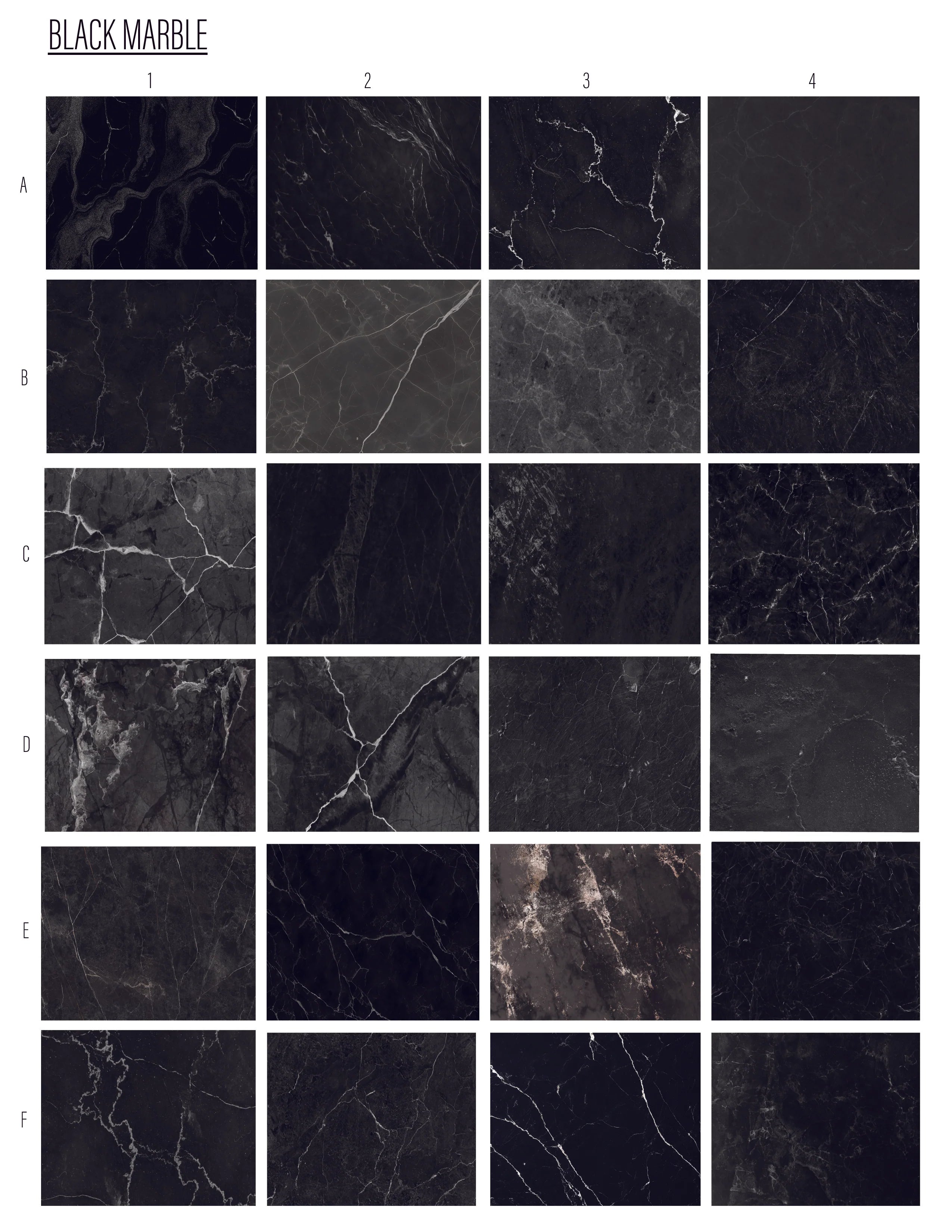Black Marble Countertop Wrap