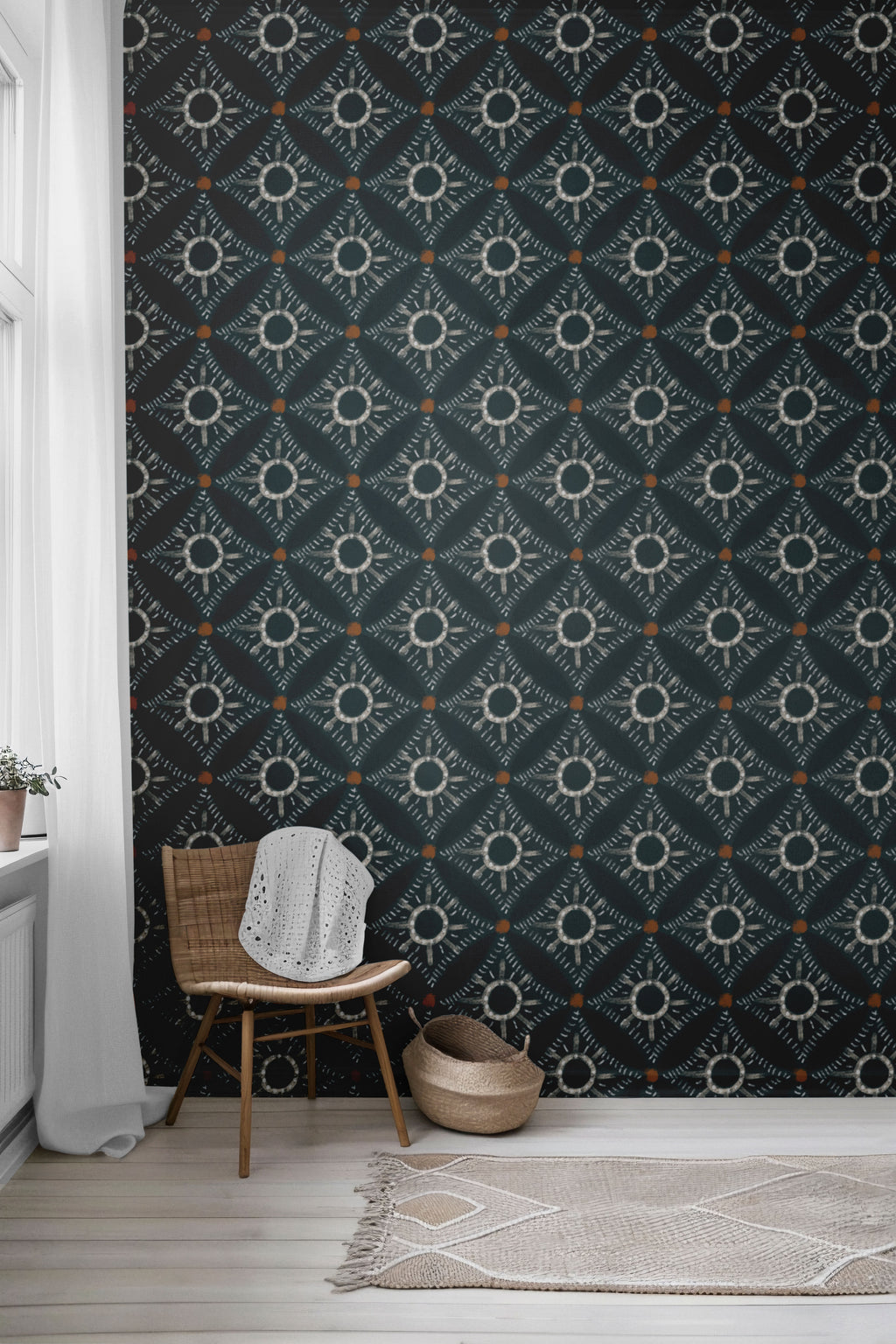 Storm Medallions Peel & Stick Wallpaper