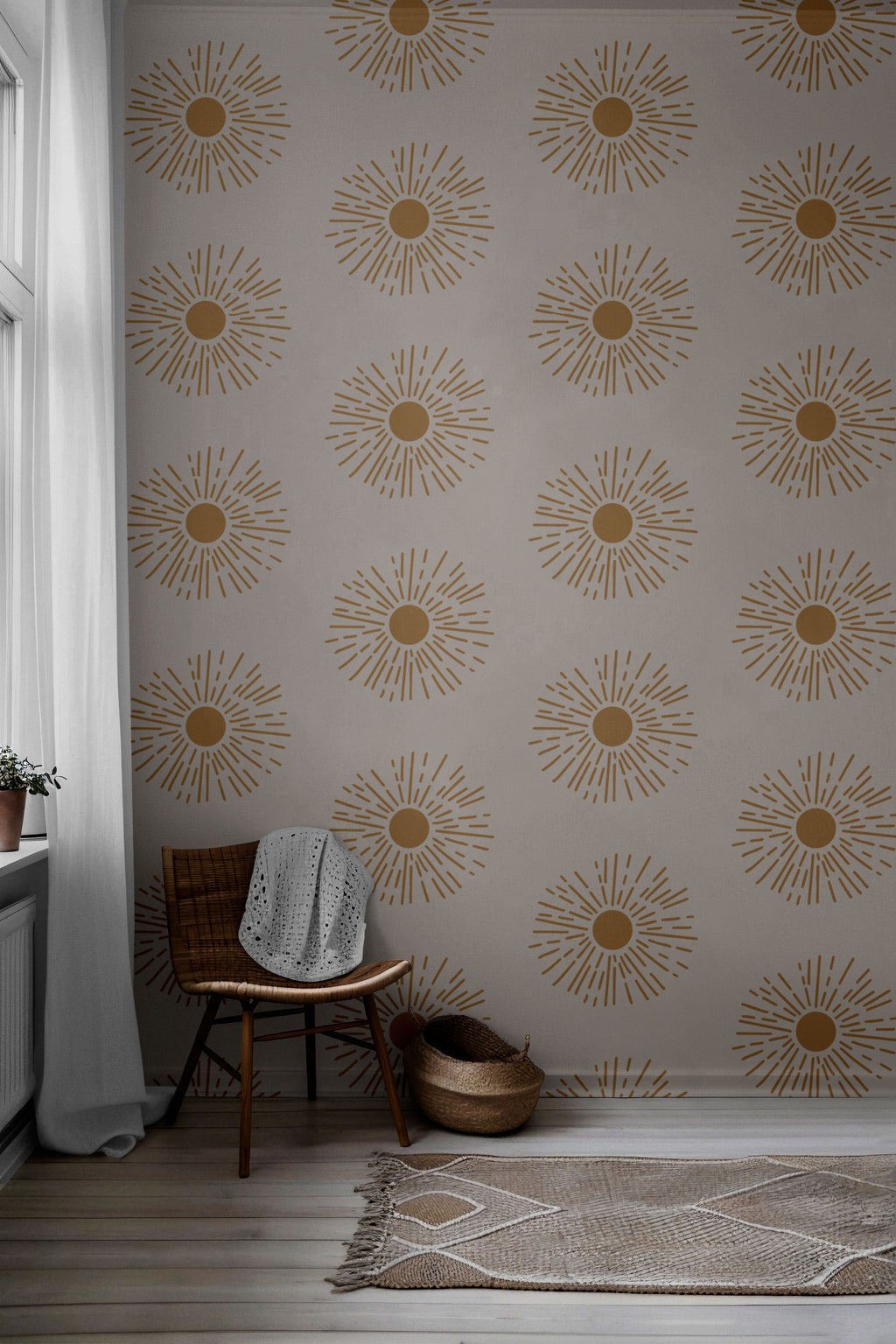 Surie Sun Petals Peel & Stick Wallpaper