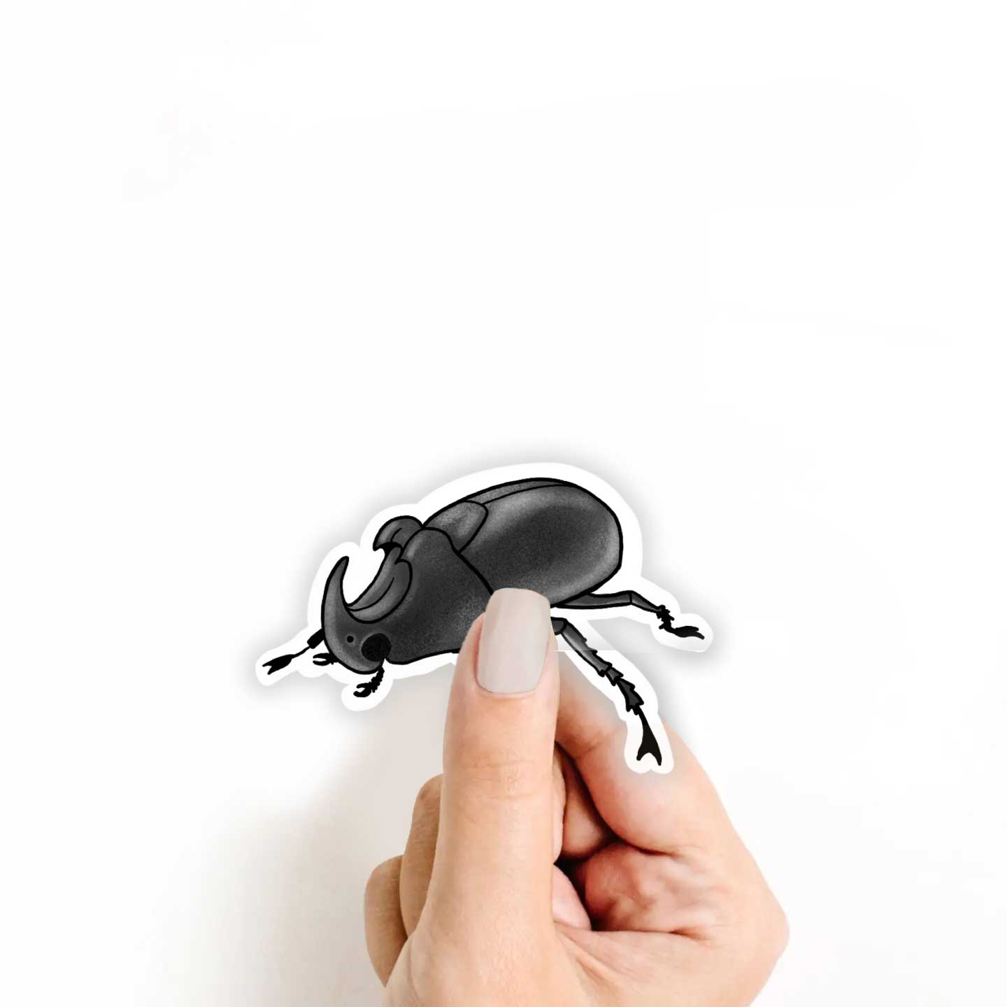 Rhinoceros Bettle Sticker