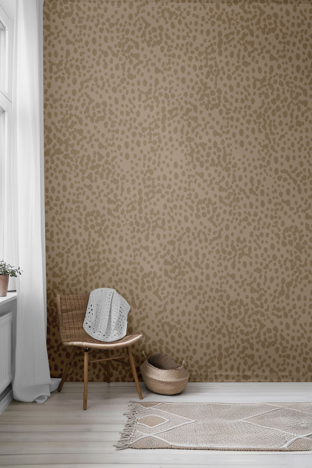 Tanned Speckles Peel & Stick Wallpaper
