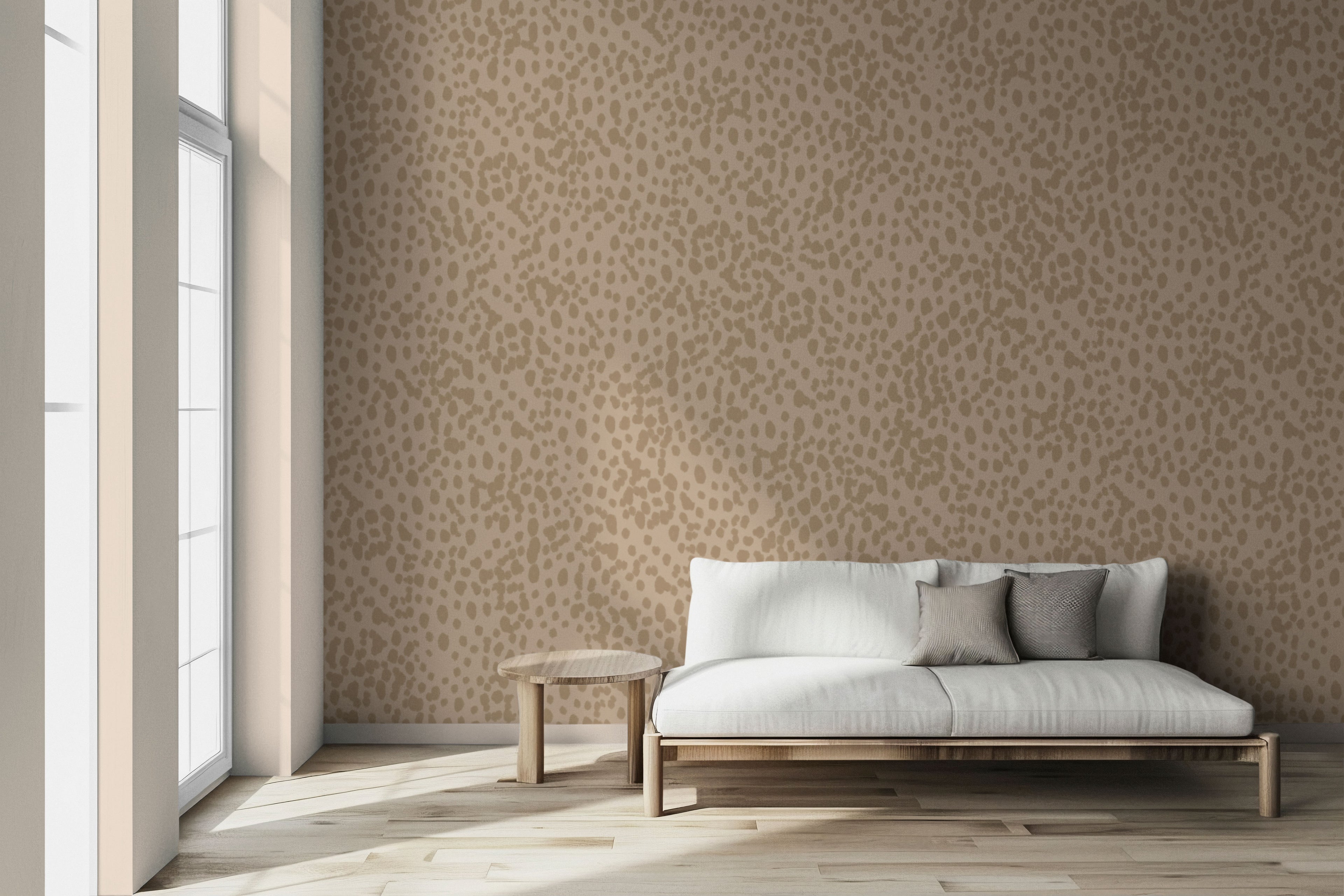 Tanned Speckles Peel & Stick Wallpaper