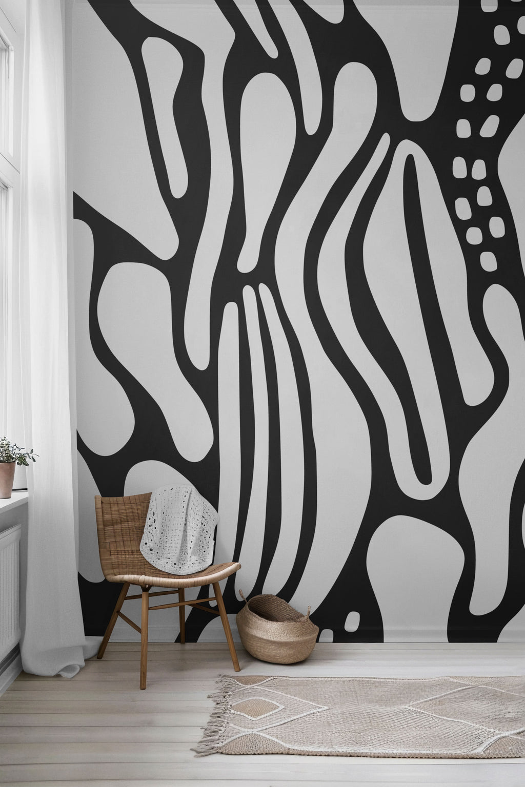 Tokyo Shadows Peel & Stick Wallpaper