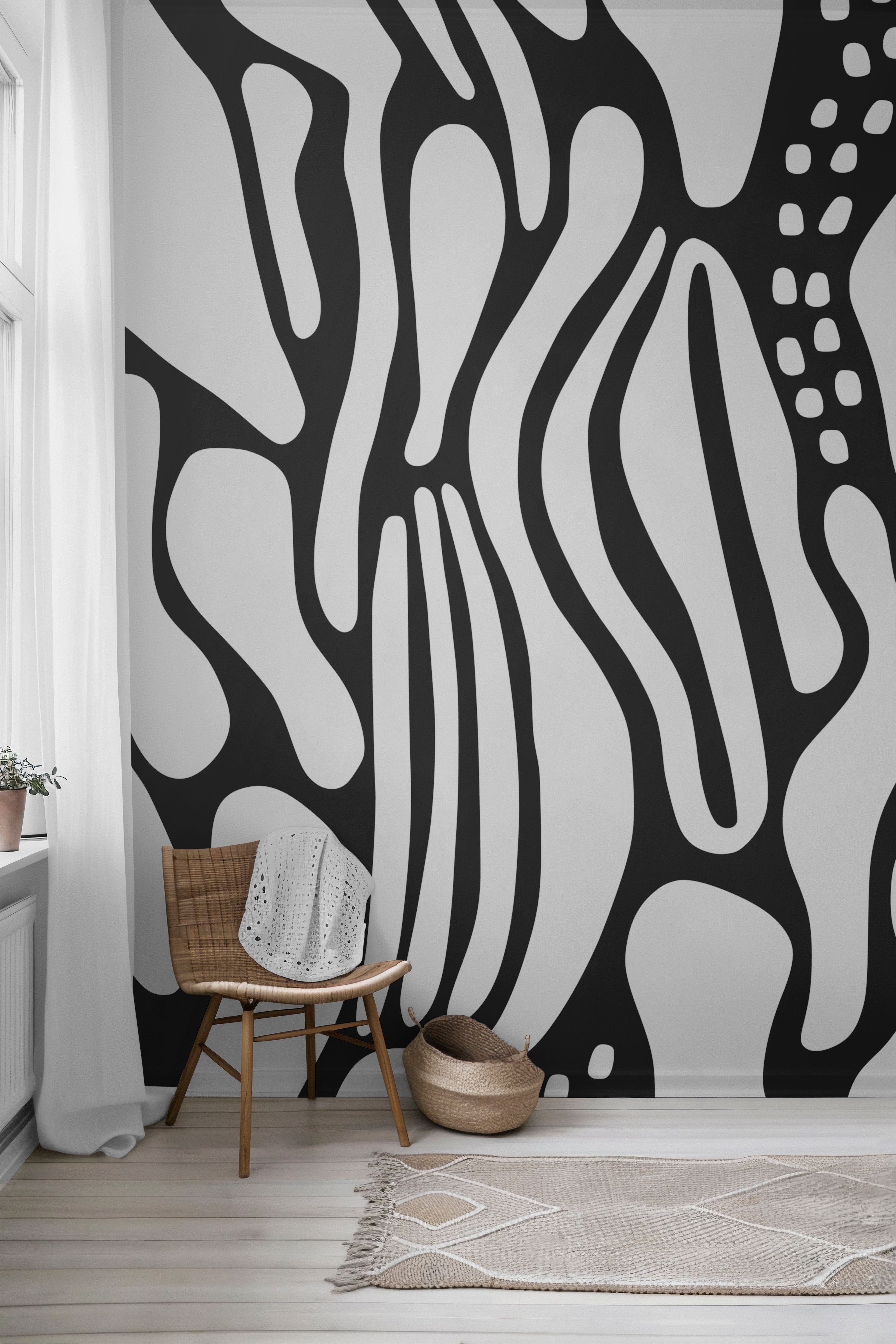 Tokyo Shadows Peel & Stick Wallpaper