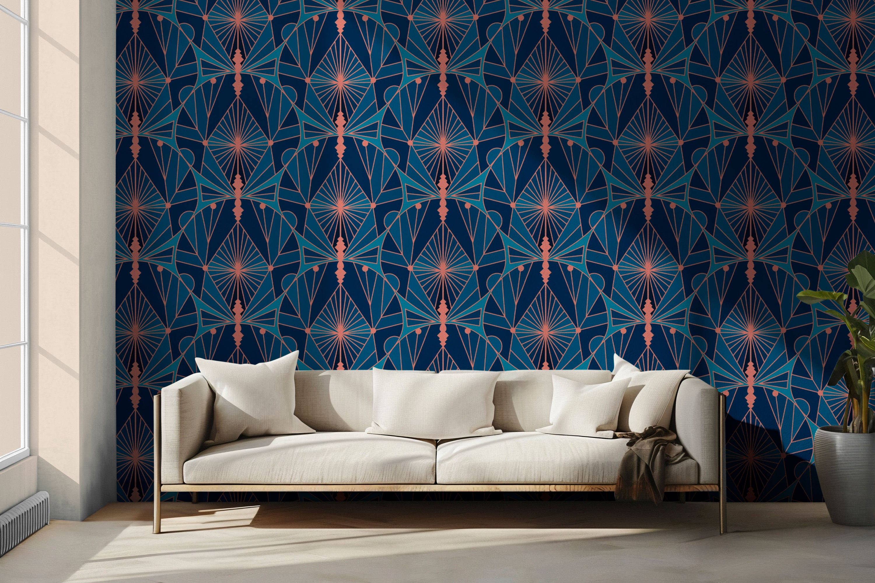 Vegas Medallions Peel & Stick Wallpaper