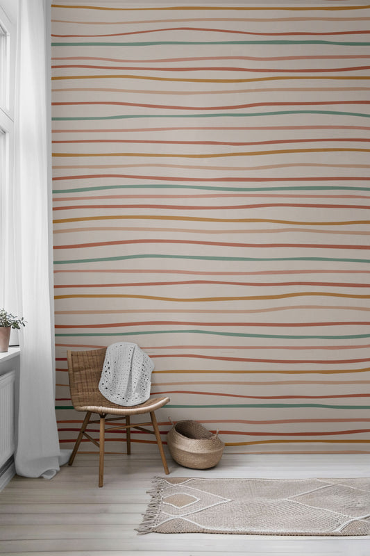 Venice Lines Peel & Stick Wallpaper