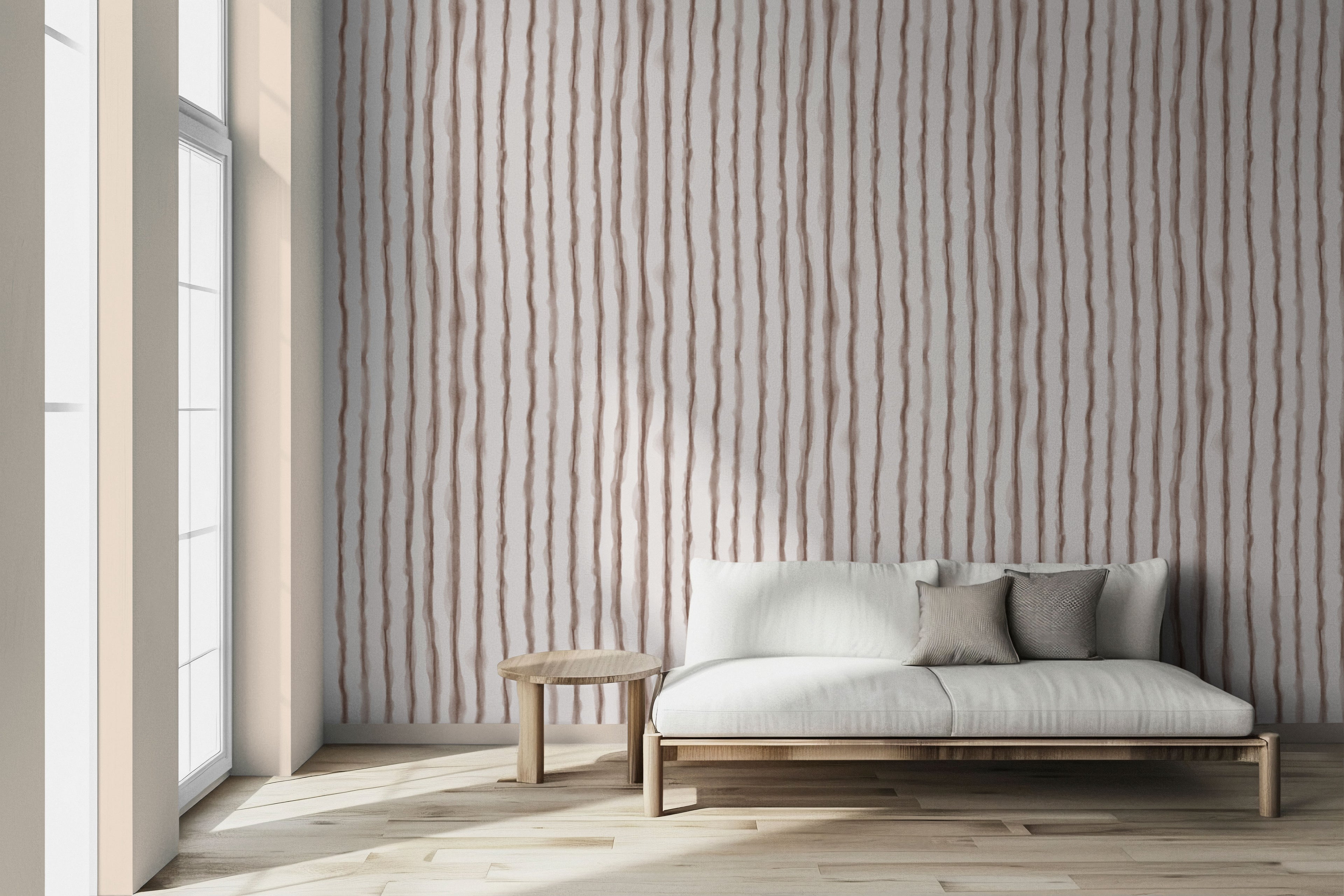 Tan Lines Peel & Stick Wallpaper