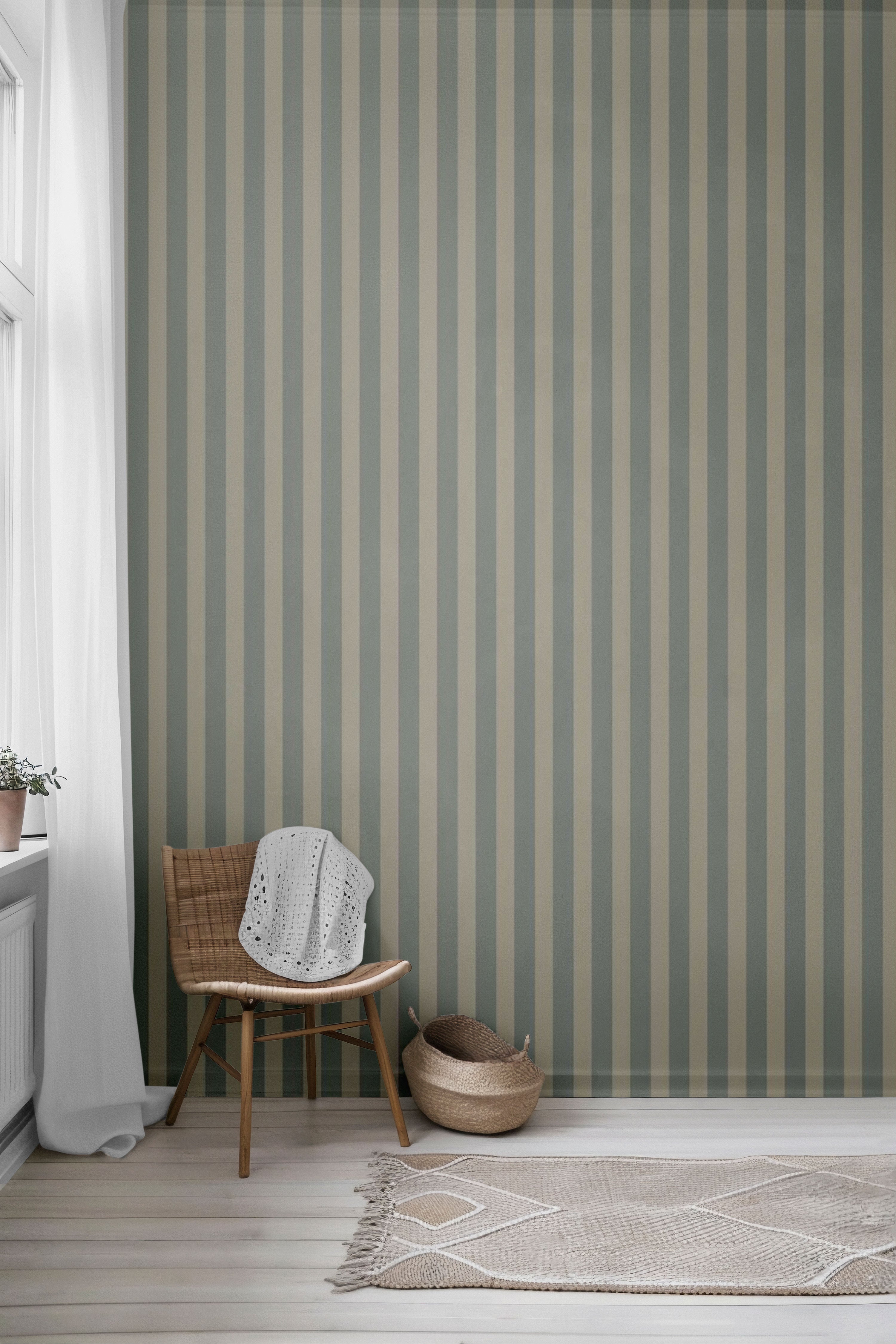 Country Club Stripes Peel & Stick Wallpaper