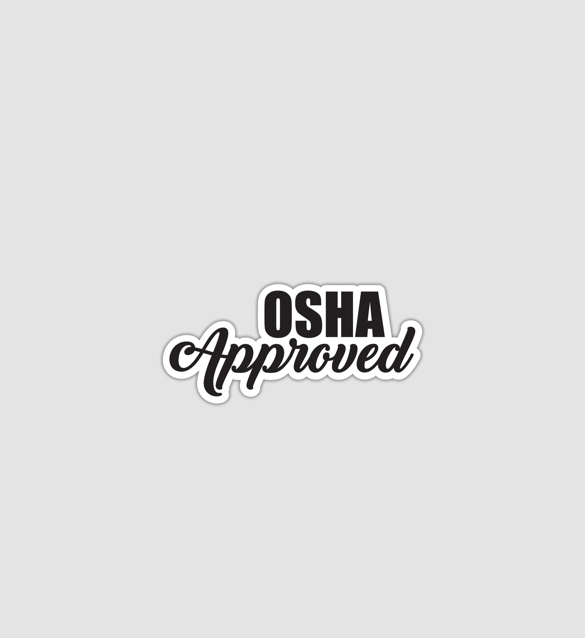 OSHA Approved Sticker
